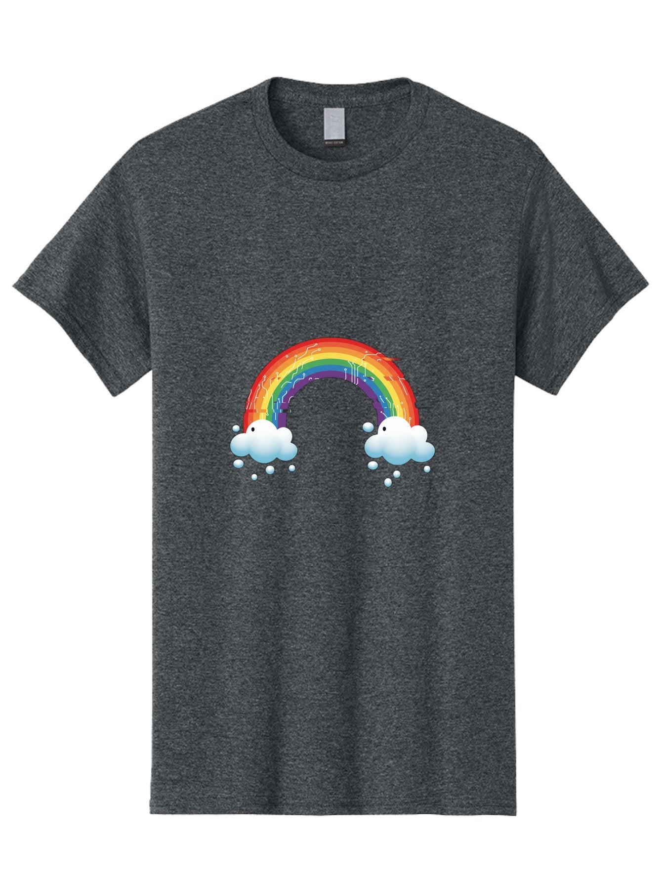 Circuit-Rainbow Men'S Graphic Tee, 100% Cotton, Comfortable Casual Summer Wear, Machine Washable, Vintage Camera, Old Camera, Antique Camera, Black Camera, Classic Photography, Photography Equipment, Nostalgic Device, Film Camera, Camera Art Bah758 6
