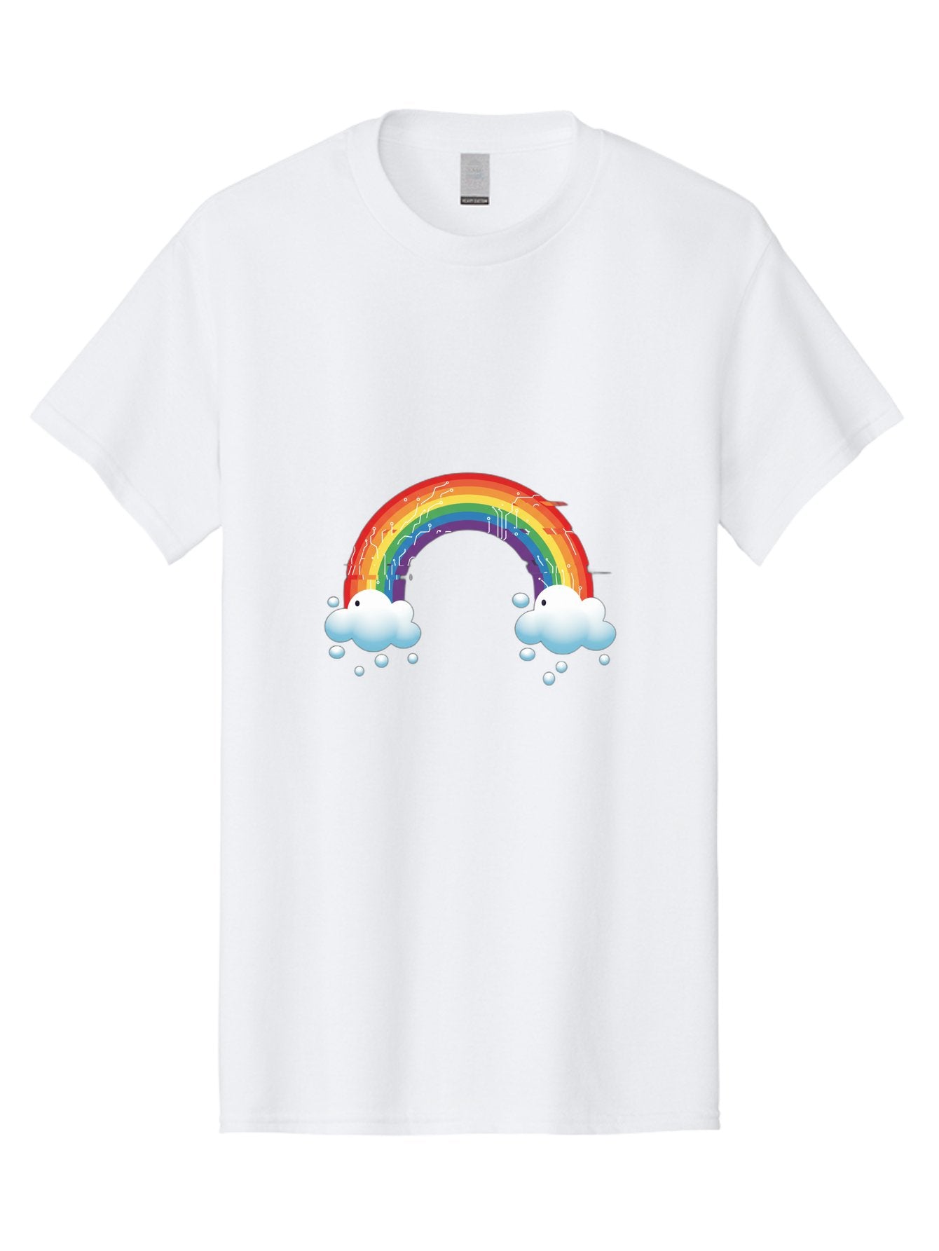 Circuit-Rainbow Men'S Graphic Tee, 100% Cotton, Comfortable Casual Summer Wear, Machine Washable, Vintage Camera, Old Camera, Antique Camera, Black Camera, Classic Photography, Photography Equipment, Nostalgic Device, Film Camera, Camera Art Bah758 3