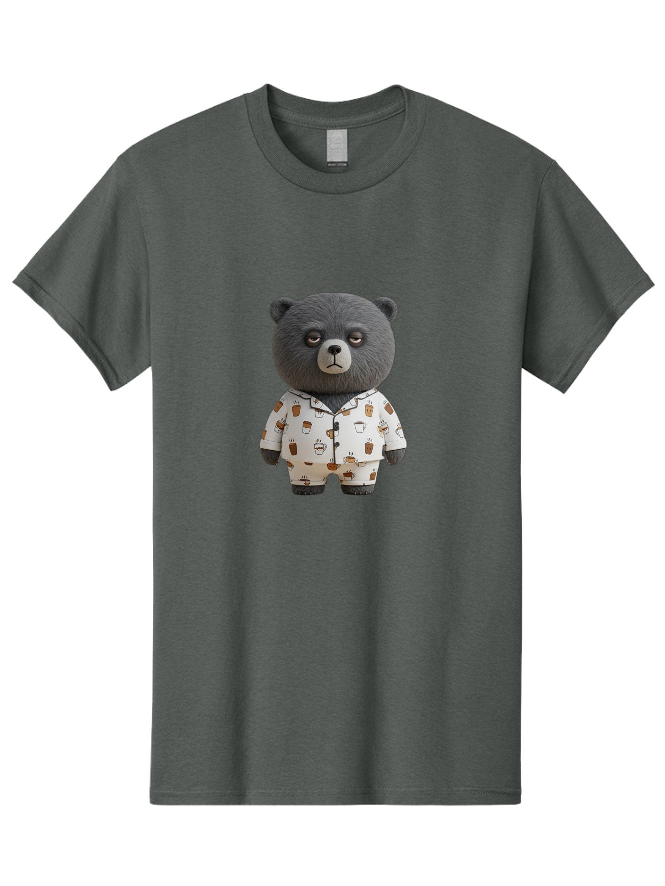 Coffee-Bear-1 Men'S Graphic Tee, 100% Cotton, Comfortable Casual Summer Wear, Machine Washable, Vintage Camera, Old Camera, Antique Camera, Black Camera, Classic Photography, Photography Equipment, Nostalgic Device, Film Camera, Camera Art Bah768 12