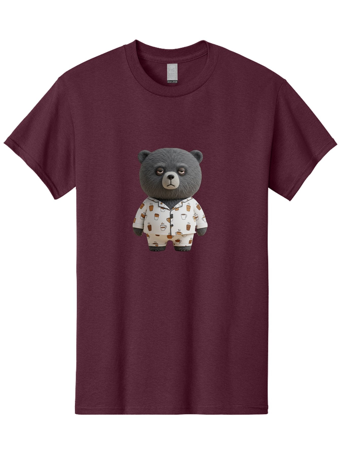 Coffee-Bear-1 Men'S Graphic Tee, 100% Cotton, Comfortable Casual Summer Wear, Machine Washable, Vintage Camera, Old Camera, Antique Camera, Black Camera, Classic Photography, Photography Equipment, Nostalgic Device, Film Camera, Camera Art Bah768 14