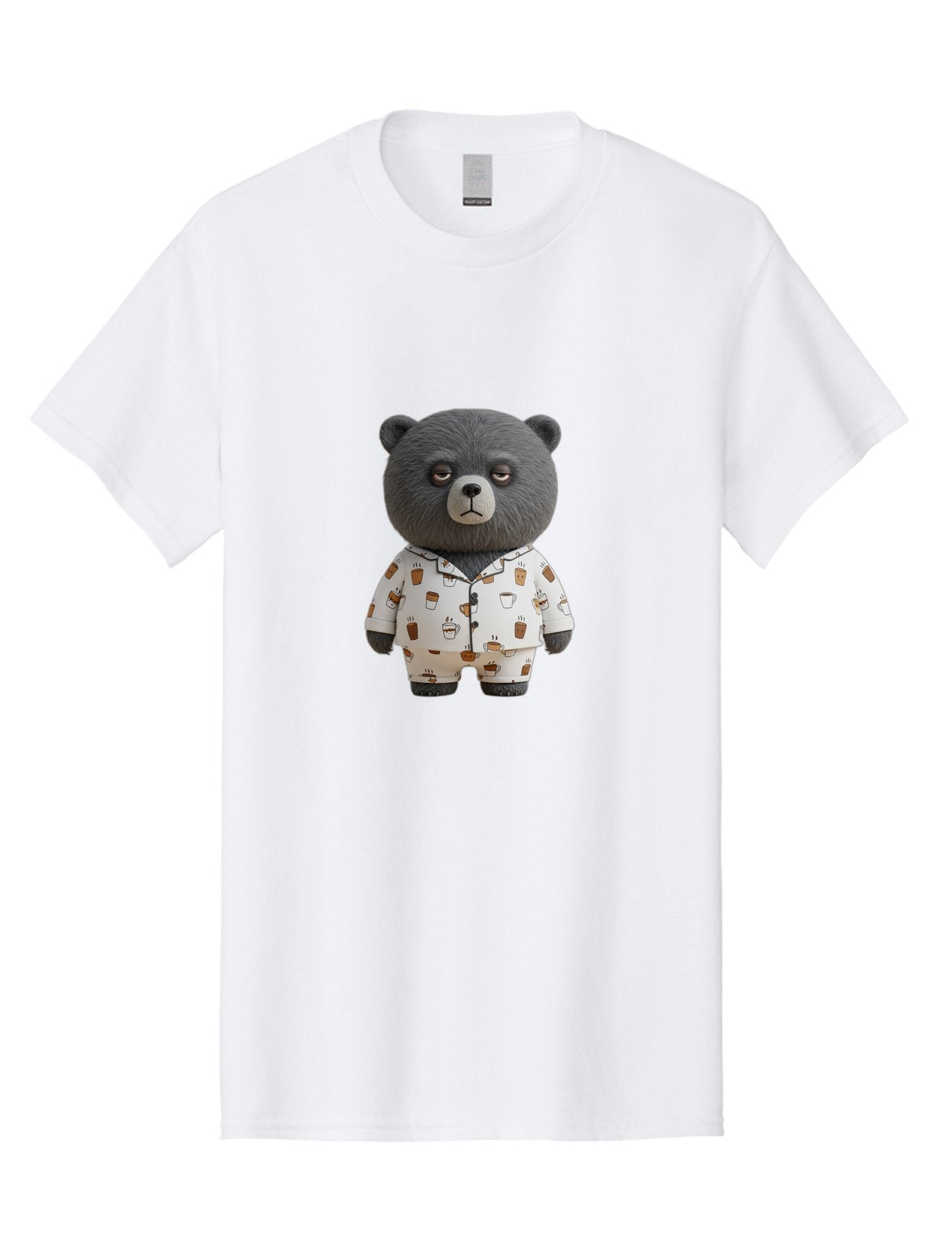 Coffee-Bear-1 Men'S Graphic Tee, 100% Cotton, Comfortable Casual Summer Wear, Machine Washable, Vintage Camera, Old Camera, Antique Camera, Black Camera, Classic Photography, Photography Equipment, Nostalgic Device, Film Camera, Camera Art Bah768 7