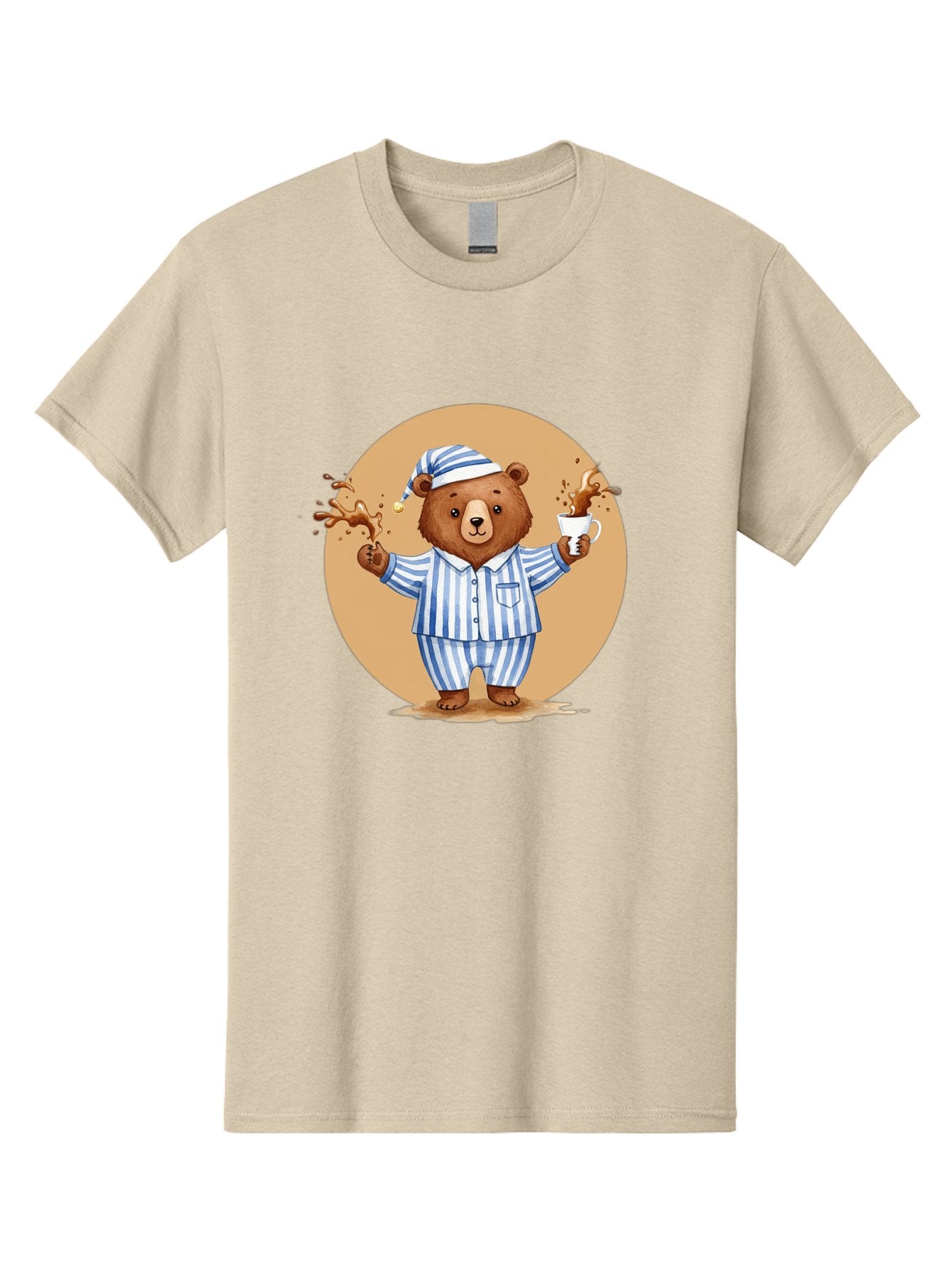 Coffee-Spilling-Bear Men'S Graphic Tee, 100% Cotton, Comfortable Casual Summer Wear, Machine Washable, Vintage Camera, Old Camera, Antique Camera, Black Camera, Classic Photography, Photography Equipment, Nostalgic Device, Film Camera, Bah770 10