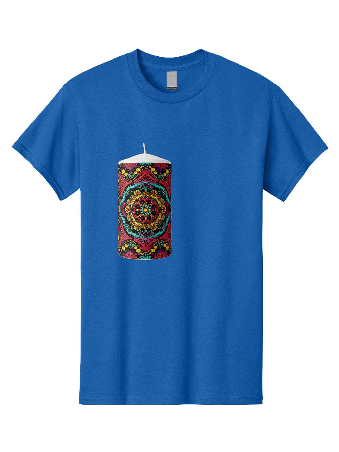 Colorful-Mandala-Candle Men'S Graphic Tee, 100% Cotton, Comfortable Casual Summer Wear, Machine Washable, Vintage Camera, Old Camera, Antique Camera, Black Camera, Classic Photography, Photography Equipment, Nostalgic Device, Film Camera, Bah774