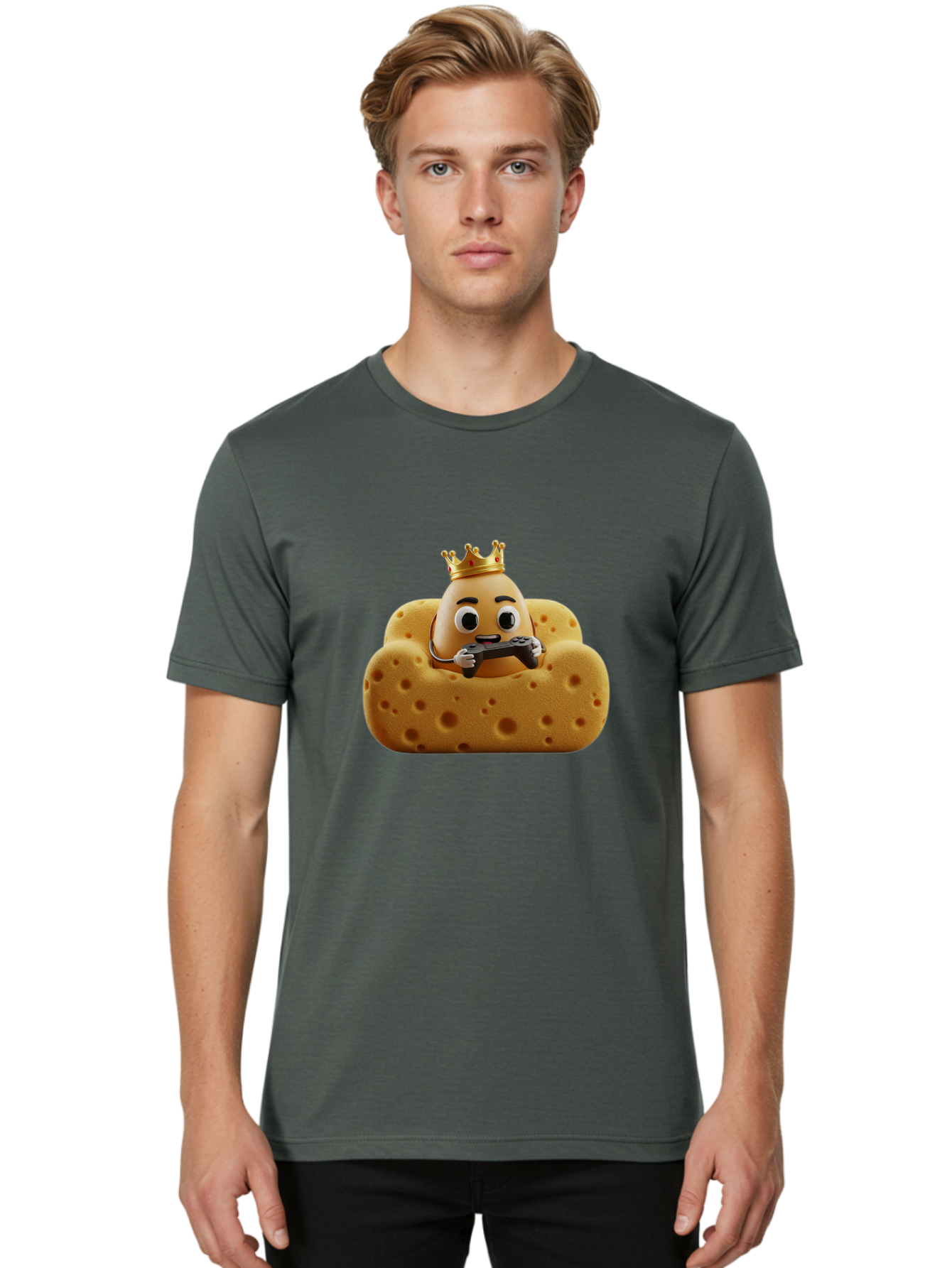 Cookie-With-Crown-Gaming Men'S Graphic Tee, 100% Cotton, Comfortable Casual Summer Wear, Machine Washable, Vintage Camera, Old Camera, Antique Camera, Black Camera, Classic Photography, Photography Equipment, Nostalgic Device, Film Camera, Bah783 27