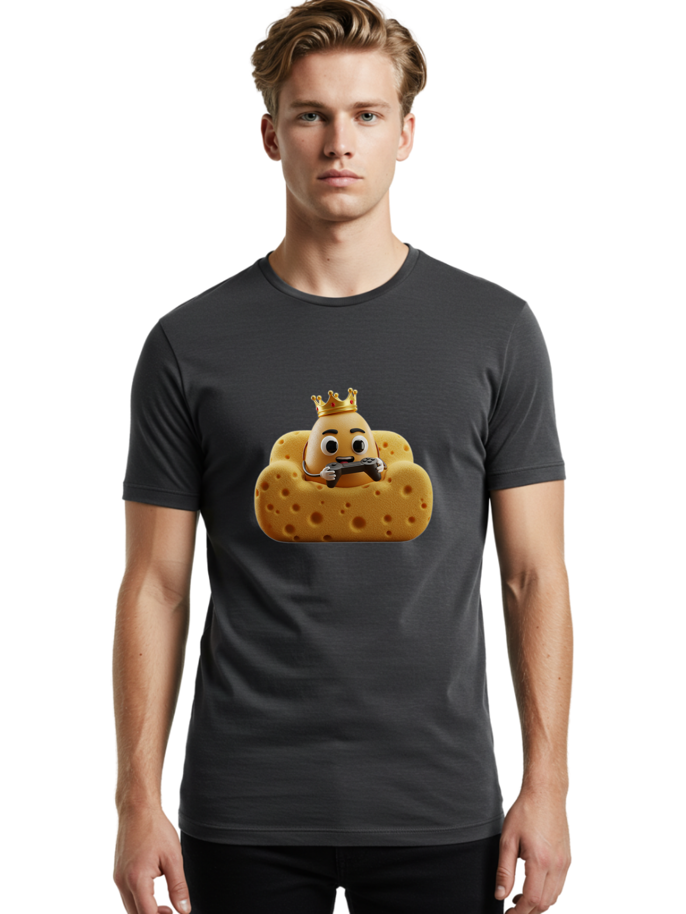 Cookie-With-Crown-Gaming Men'S Graphic Tee, 100% Cotton, Comfortable Casual Summer Wear, Machine Washable, Vintage Camera, Old Camera, Antique Camera, Black Camera, Classic Photography, Photography Equipment, Nostalgic Device, Film Camera, Bah783 29