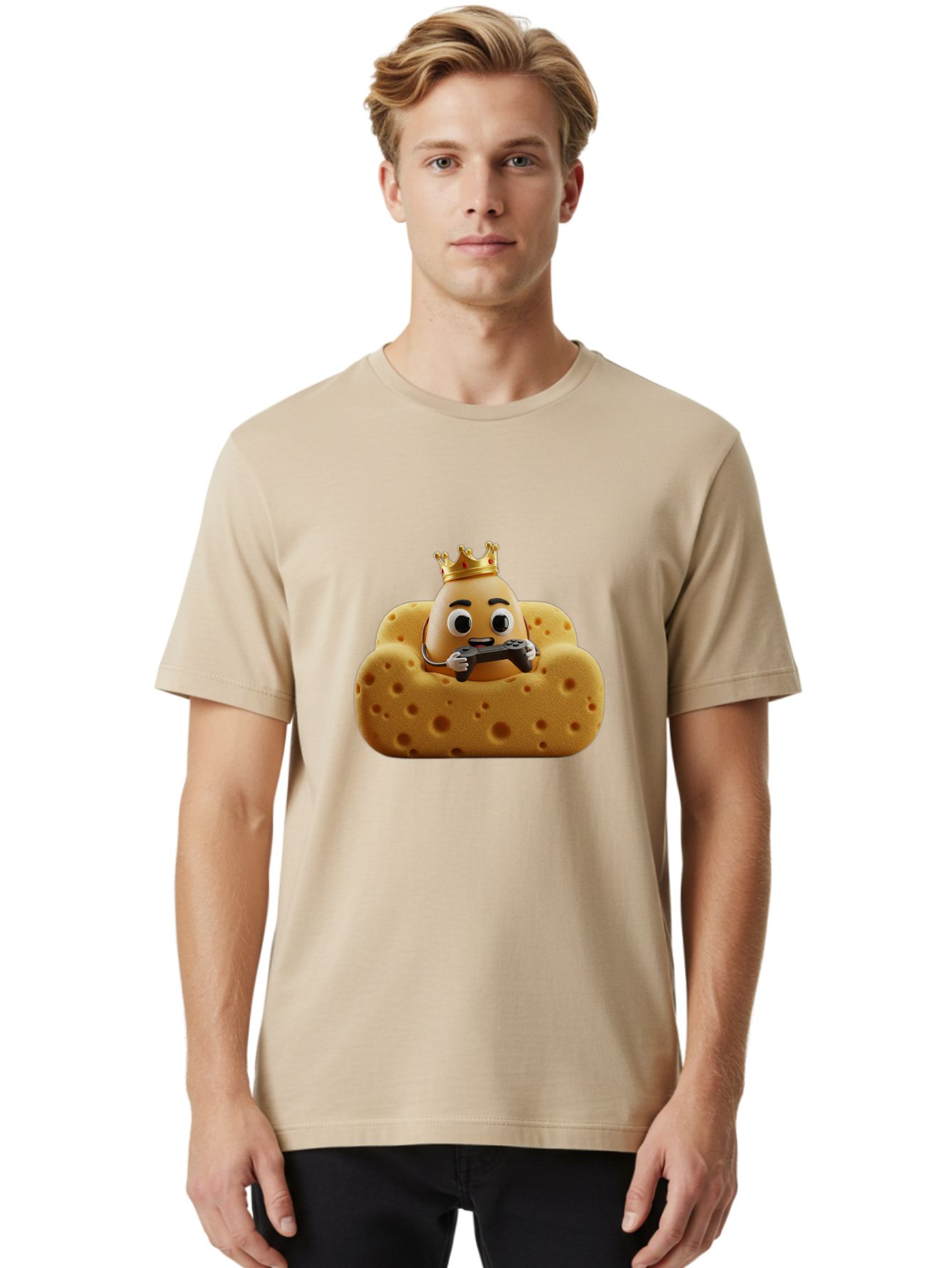 Cookie-With-Crown-Gaming Men'S Graphic Tee, 100% Cotton, Comfortable Casual Summer Wear, Machine Washable, Vintage Camera, Old Camera, Antique Camera, Black Camera, Classic Photography, Photography Equipment, Nostalgic Device, Film Camera, Bah783 30