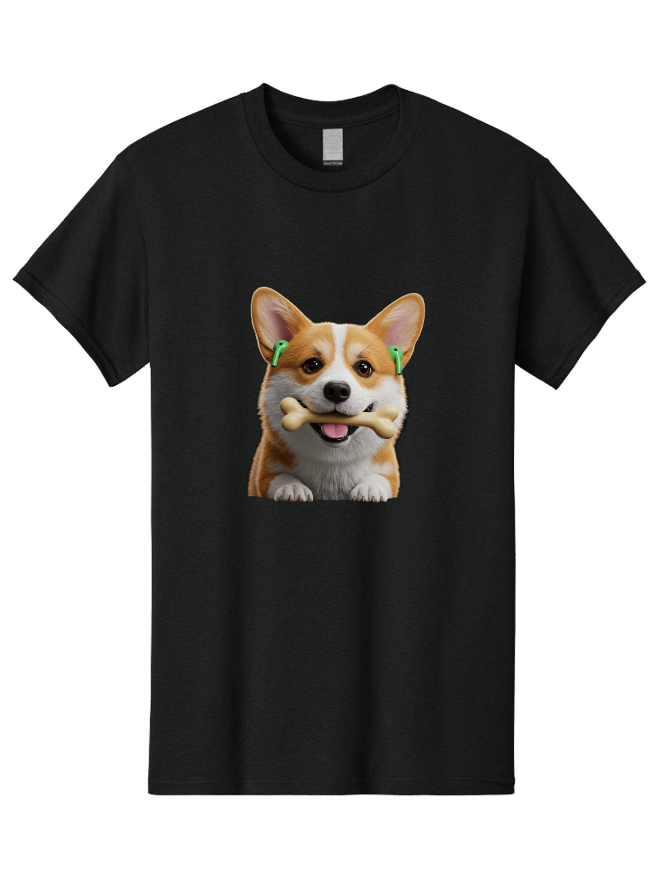 Corgi-With-Bone Men'S Graphic Tee, 100% Cotton, Comfortable Casual Summer Wear, Machine Washable, Vintage Camera, Old Camera, Antique Camera, Black Camera, Classic Photography, Photography Equipment, Nostalgic Device, Film Camera, Camera Art Bah784 6