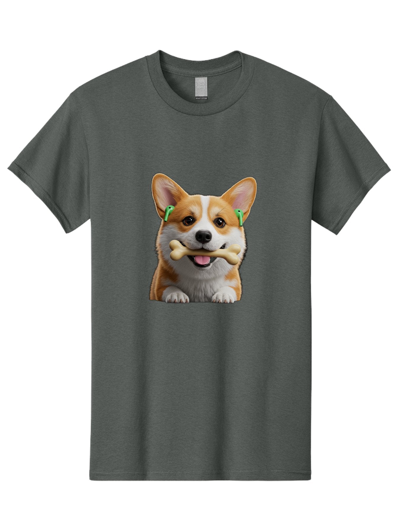 Corgi-With-Bone Men'S Graphic Tee, 100% Cotton, Comfortable Casual Summer Wear, Machine Washable, Vintage Camera, Old Camera, Antique Camera, Black Camera, Classic Photography, Photography Equipment, Nostalgic Device, Film Camera, Camera Art Bah784 4