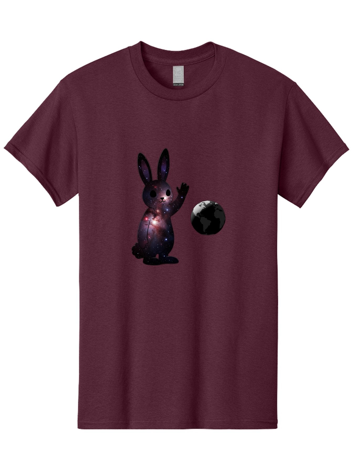 Cosmic-Rabbit-1 Men'S Graphic Tee, 100% Cotton, Comfortable Casual Summer Wear, Machine Washable, Vintage Camera, Old Camera, Antique Camera, Black Camera, Classic Photography, Photography Equipment, Nostalgic Device, Film Camera, Camera Art Bah785