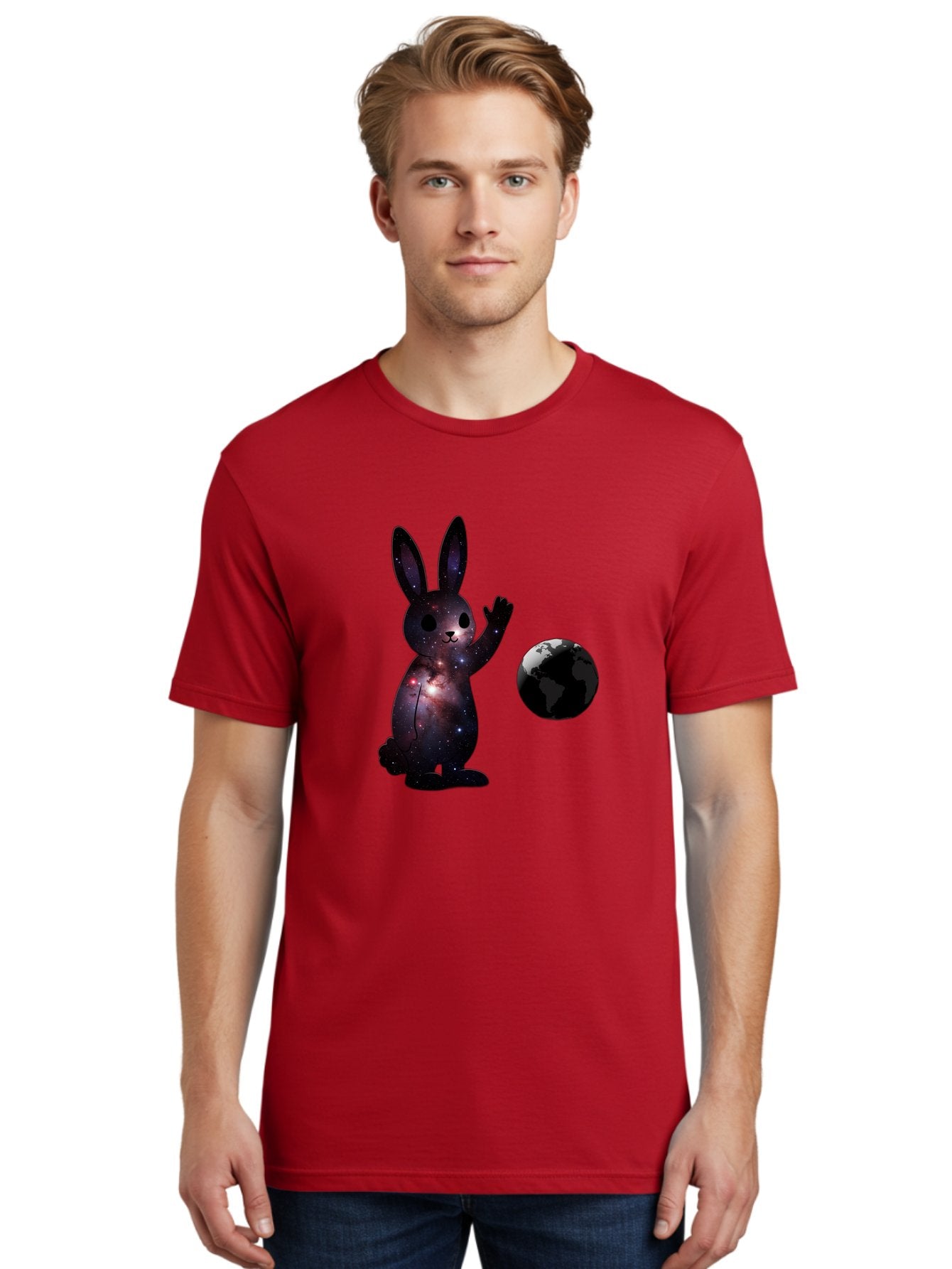 Cosmic-Rabbit-1 Men'S Graphic Tee, 100% Cotton, Comfortable Casual Summer Wear, Machine Washable, Vintage Camera, Old Camera, Antique Camera, Black Camera, Classic Photography, Photography Equipment, Nostalgic Device, Film Camera, Camera Art Bah785 23