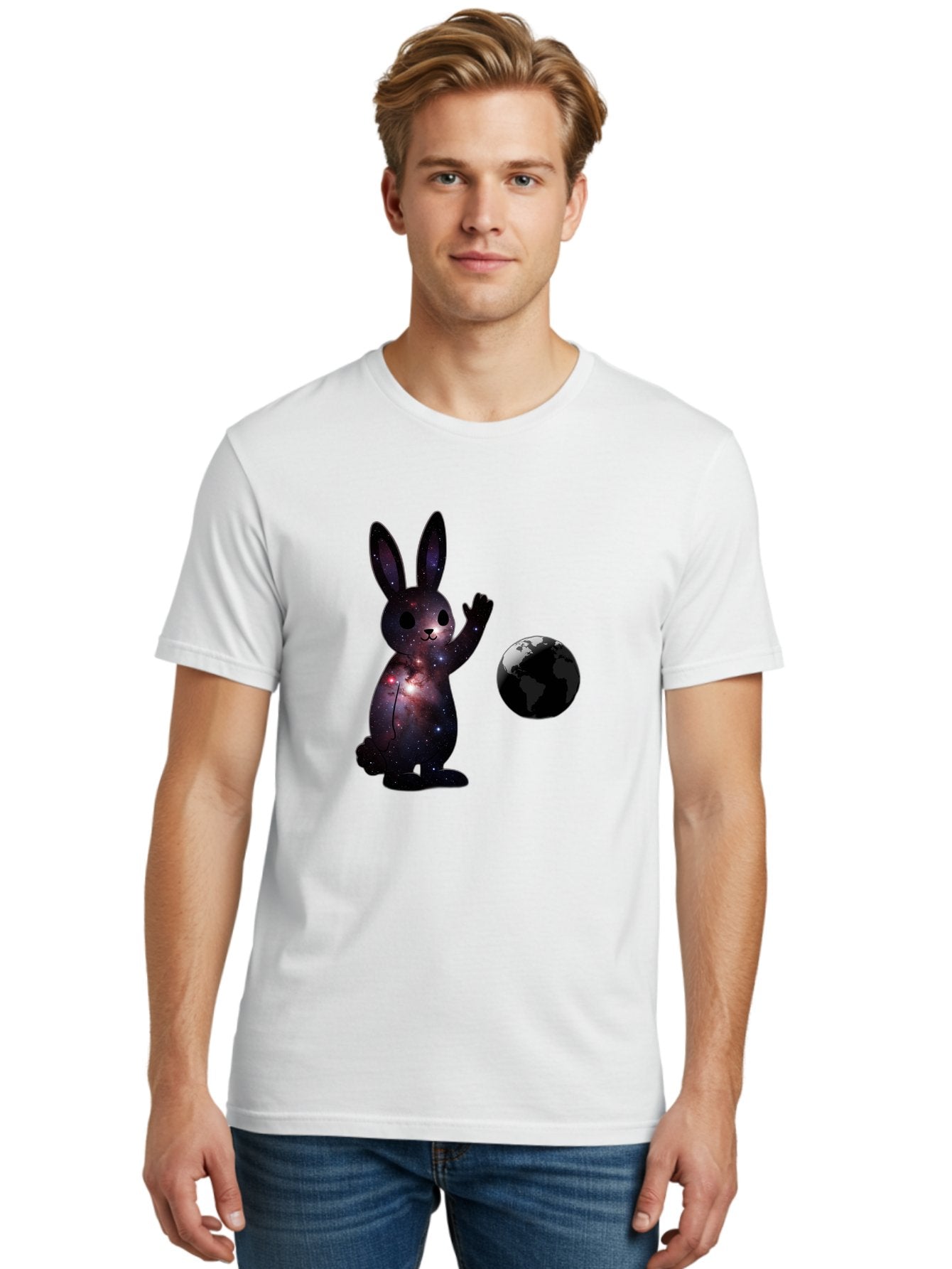 Cosmic-Rabbit-1 Men'S Graphic Tee, 100% Cotton, Comfortable Casual Summer Wear, Machine Washable, Vintage Camera, Old Camera, Antique Camera, Black Camera, Classic Photography, Photography Equipment, Nostalgic Device, Film Camera, Camera Art Bah785 22