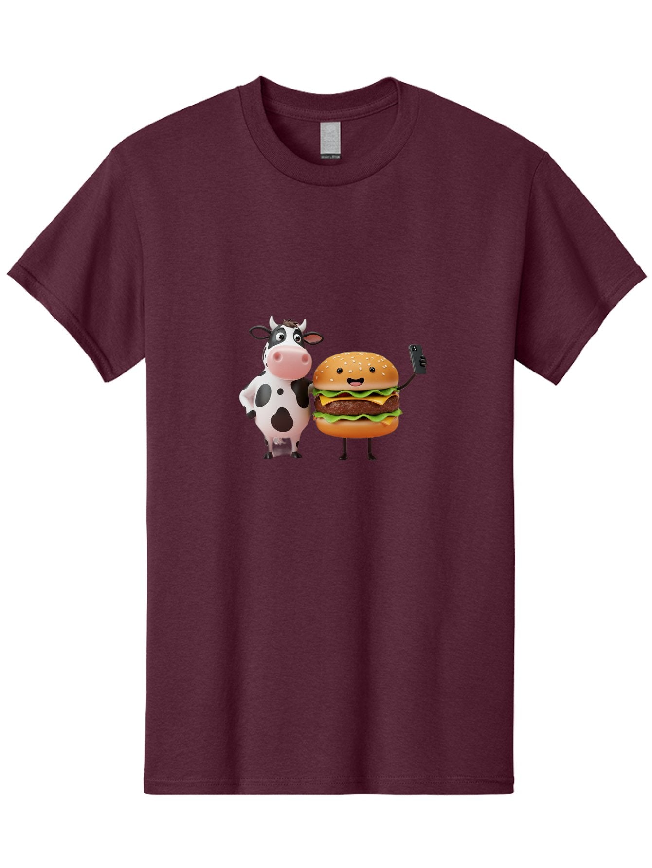 Cow-And-Burger Men'S Graphic Tee, 100% Cotton, Comfortable Casual Summer Wear, Machine Washable, Vintage Camera, Old Camera, Antique Camera, Black Camera, Classic Photography, Photography Equipment, Nostalgic Device, Film Camera, Camera Art Bah791