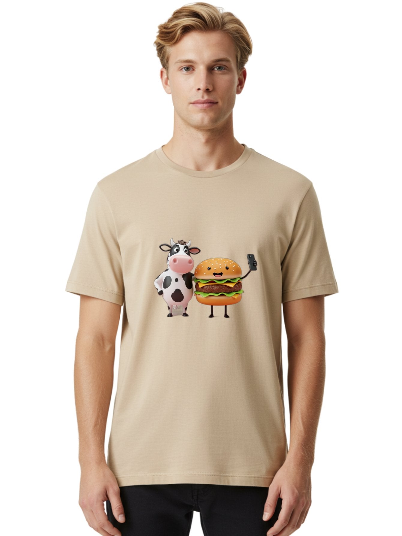 Cow-And-Burger Men'S Graphic Tee, 100% Cotton, Comfortable Casual Summer Wear, Machine Washable, Vintage Camera, Old Camera, Antique Camera, Black Camera, Classic Photography, Photography Equipment, Nostalgic Device, Film Camera, Camera Art Bah791 18