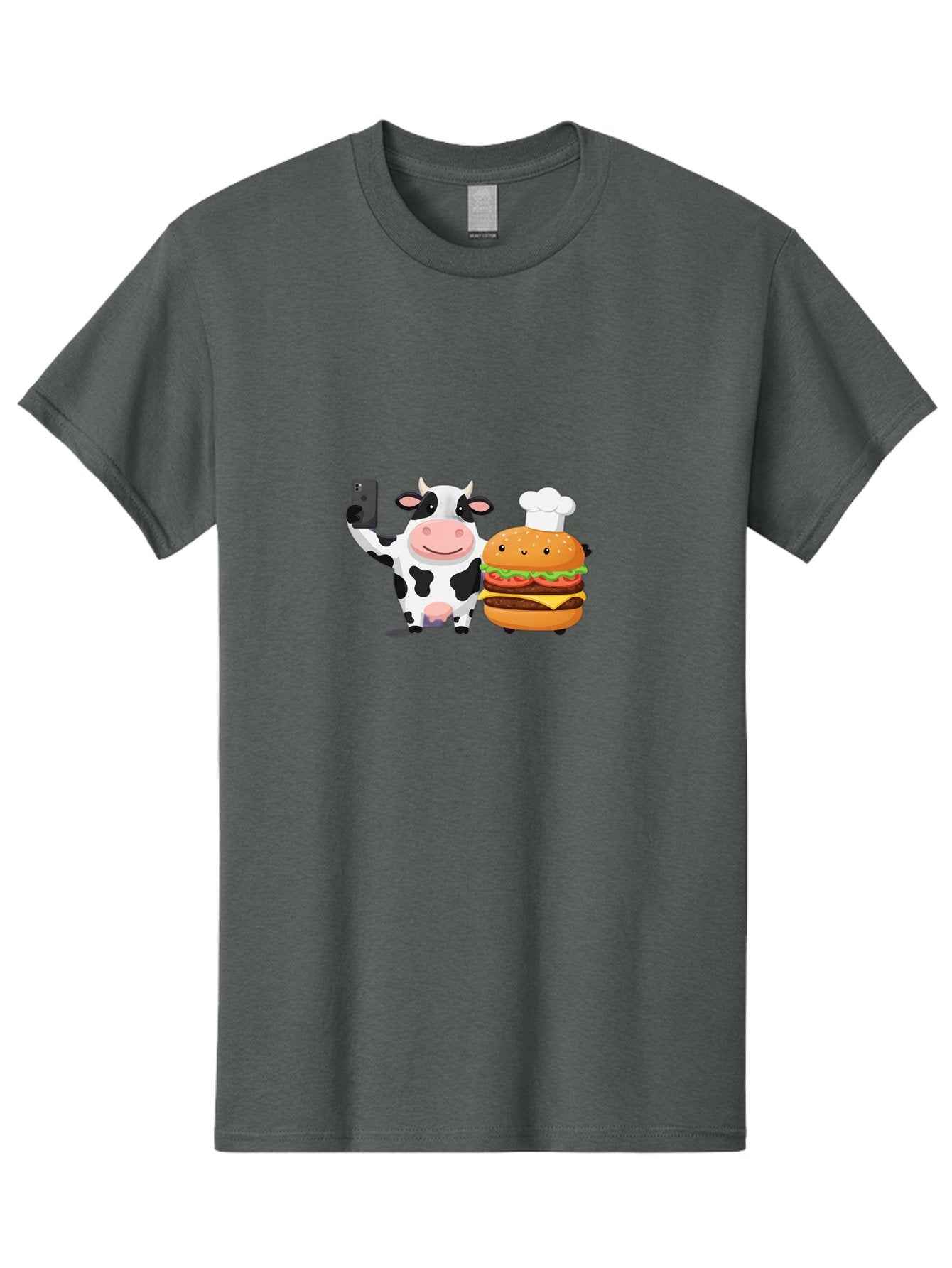 Cow-And-Hamburger-1 Men'S Graphic Tee, 100% Cotton, Comfortable Casual Summer Wear, Machine Washable, Vintage Camera, Old Camera, Antique Camera, Black Camera, Classic Photography, Photography Equipment, Nostalgic Device, Film Camera, Bah792 10