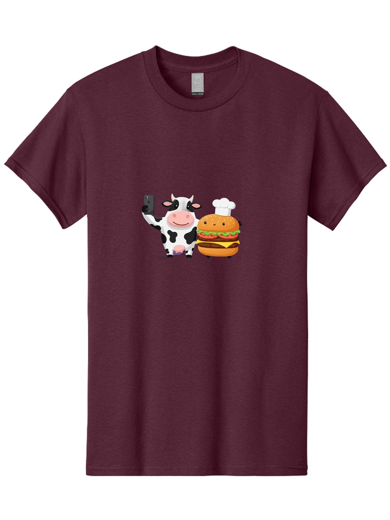 Cow-And-Hamburger-1 Men'S Graphic Tee, 100% Cotton, Comfortable Casual Summer Wear, Machine Washable, Vintage Camera, Old Camera, Antique Camera, Black Camera, Classic Photography, Photography Equipment, Nostalgic Device, Film Camera, Bah792 12