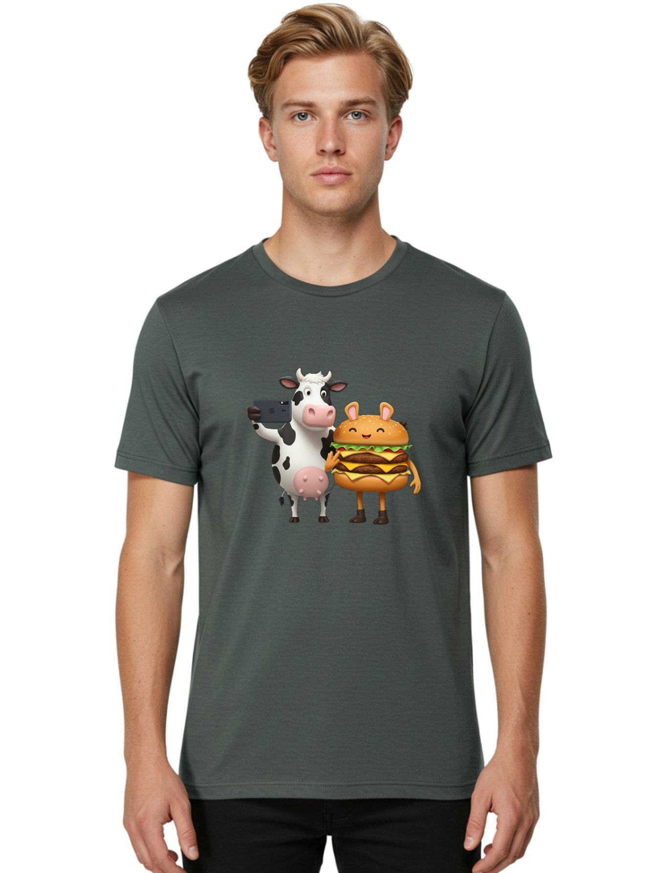 Cow-And-Hamburger Men'S Graphic Tee, 100% Cotton, Comfortable Casual Summer Wear, Machine Washable, Vintage Camera, Old Camera, Antique Camera, Black Camera, Classic Photography, Photography Equipment, Nostalgic Device, Film Camera, Camera Art Bah793 27