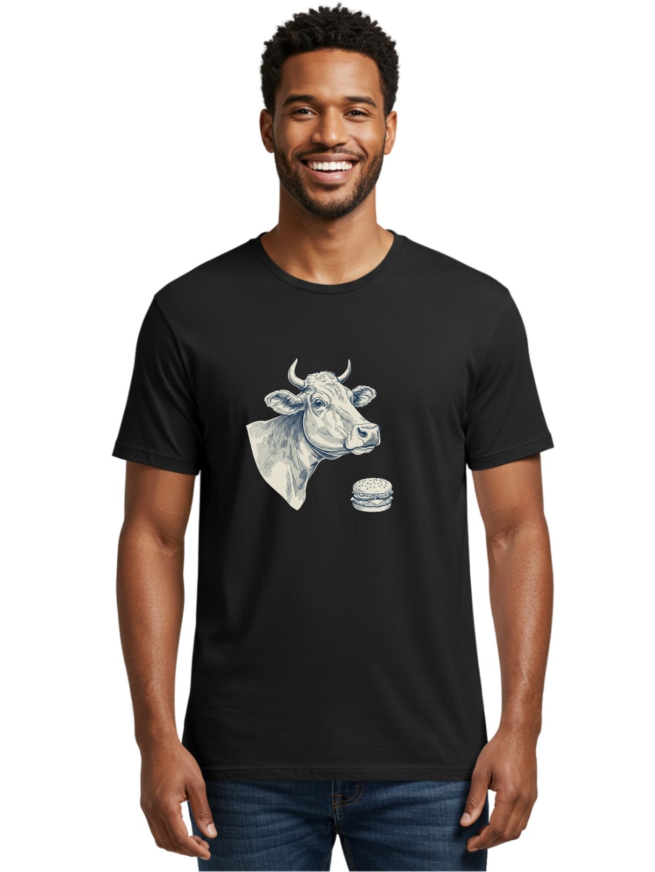 Cow-Head-And-Burger Men'S Graphic Tee, 100% Cotton, Comfortable Casual Summer Wear, Machine Washable, Vintage Camera, Old Camera, Antique Camera, Black Camera, Classic Photography, Photography Equipment, Nostalgic Device, Film Camera, Bah796 27