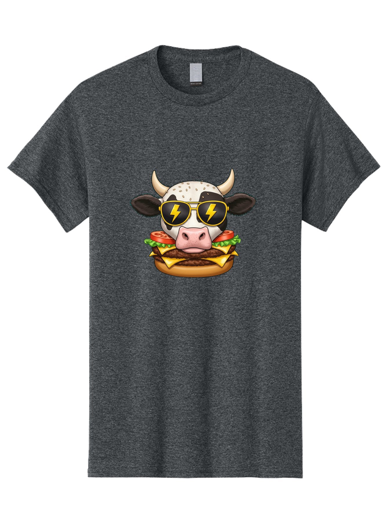 Cow-Head-Burger Men'S Graphic Tee, 100% Cotton, Comfortable Casual Summer Wear, Machine Washable, Vintage Camera, Old Camera, Antique Camera, Black Camera, Classic Photography, Photography Equipment, Nostalgic Device, Film Camera, Camera Art Bah797 4