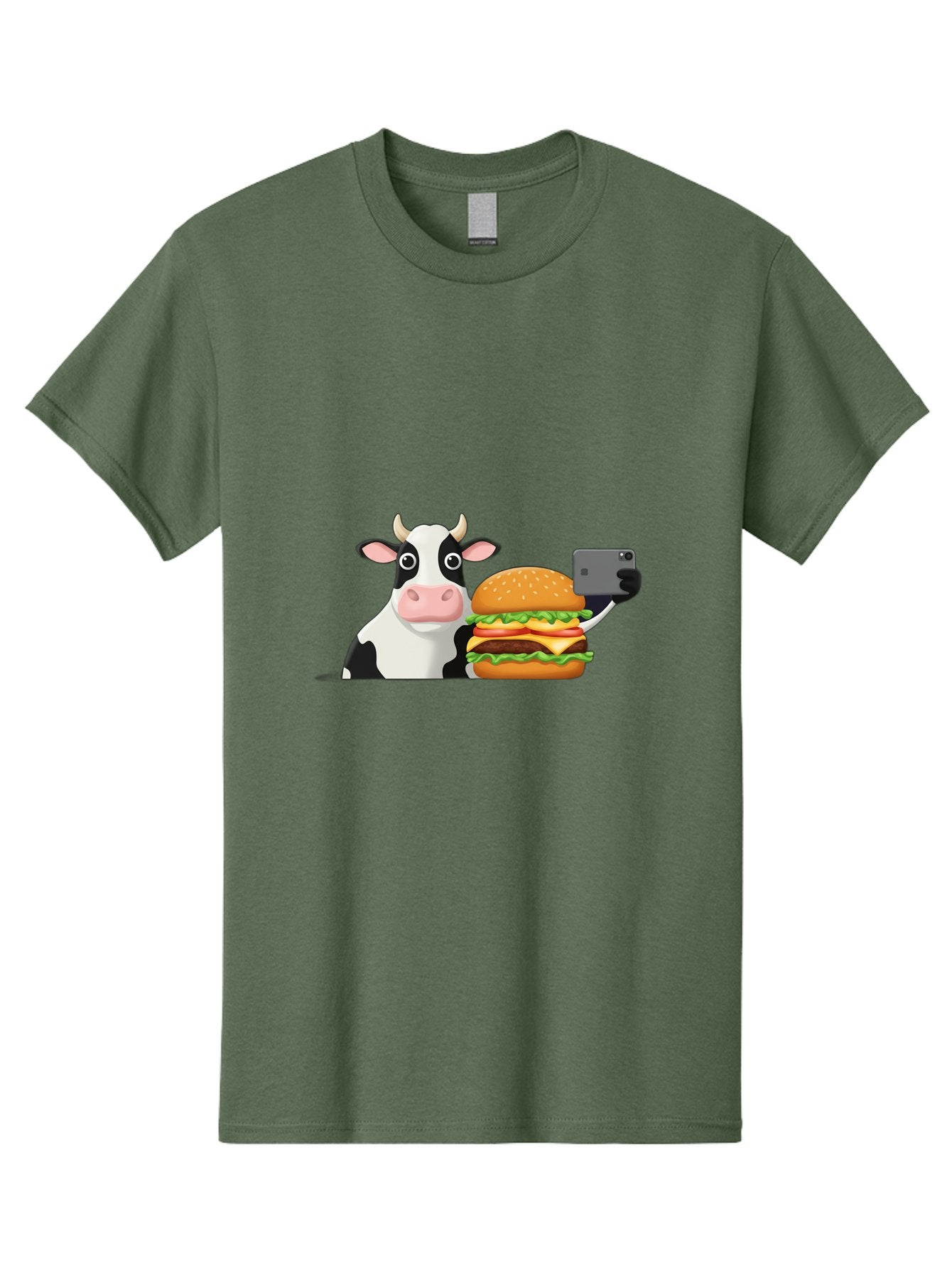 Cow-Selfie Men'S Graphic Tee, 100% Cotton, Comfortable Casual Summer Wear, Machine Washable, Vintage Camera, Old Camera, Antique Camera, Black Camera, Classic Photography, Photography Equipment, Nostalgic Device, Film Camera, Camera Art Bah809 13