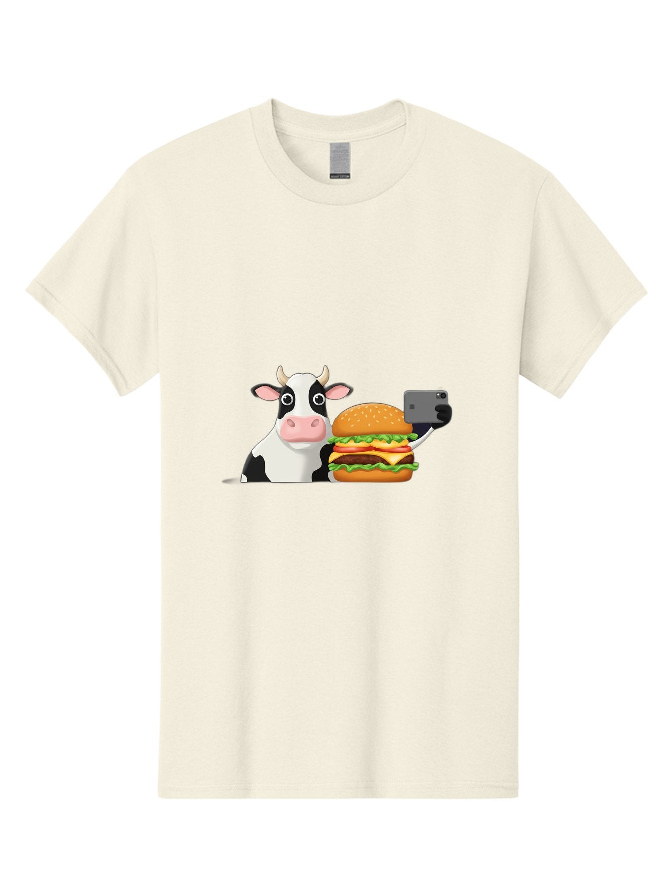 Cow-Selfie Men'S Graphic Tee, 100% Cotton, Comfortable Casual Summer Wear, Machine Washable, Vintage Camera, Old Camera, Antique Camera, Black Camera, Classic Photography, Photography Equipment, Nostalgic Device, Film Camera, Camera Art Bah809 15