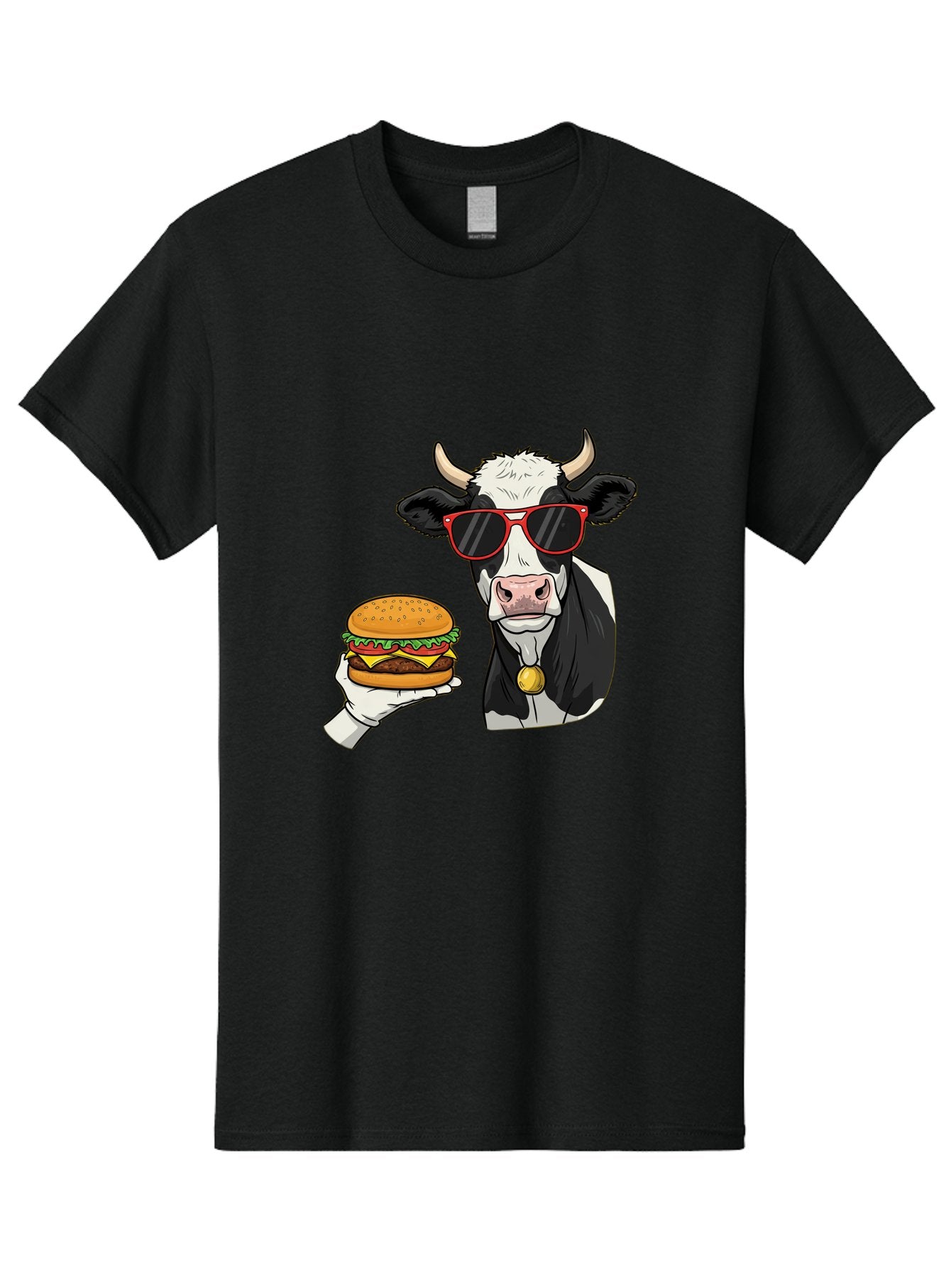 Cow-Sunglasses Men'S Graphic Tee, 100% Cotton, Comfortable Casual Summer Wear, Machine Washable, Vintage Camera, Old Camera, Antique Camera, Black Camera, Classic Photography, Photography Equipment, Nostalgic Device, Film Camera, Camera Art Bah811 14