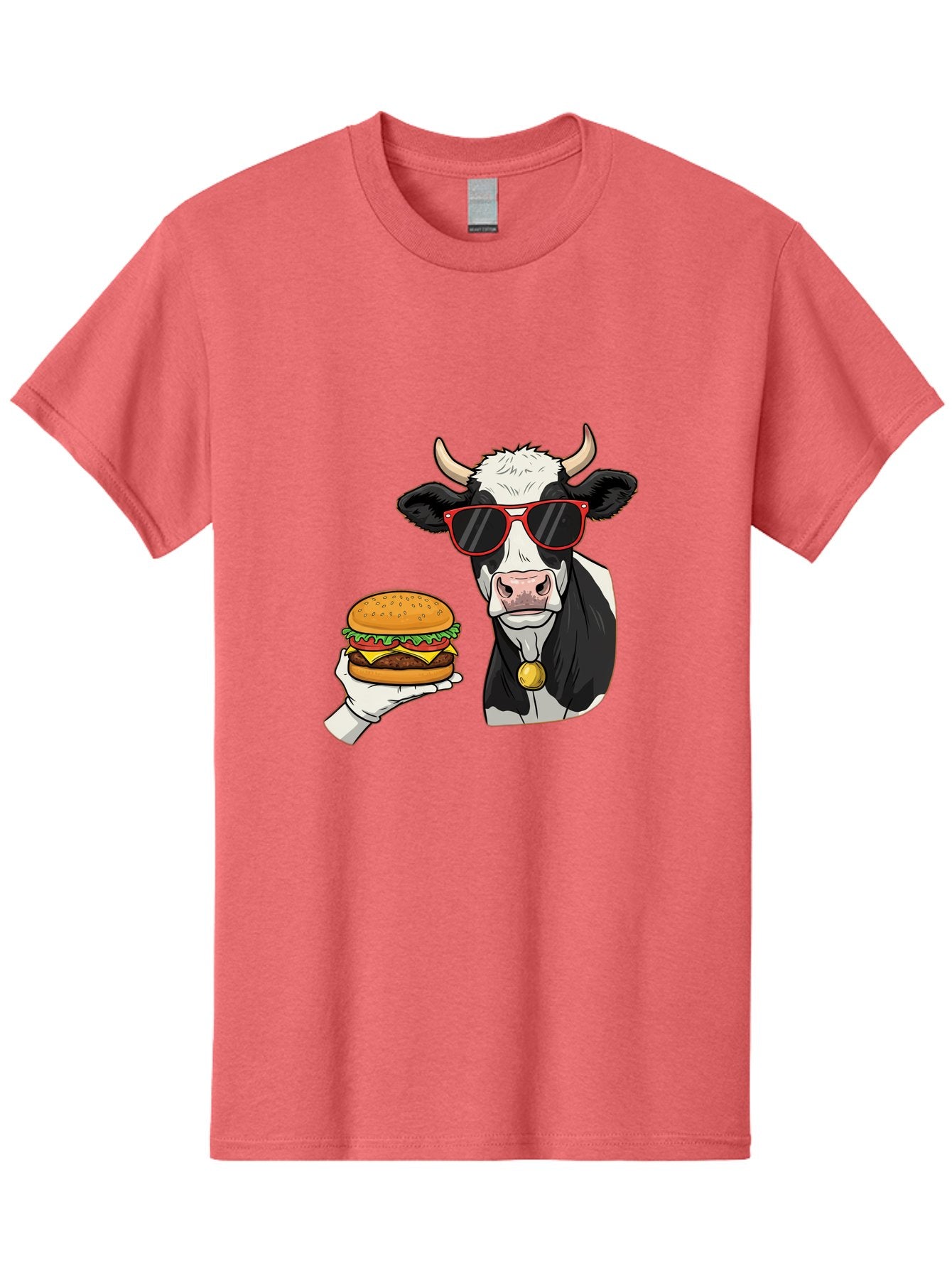 Cow-Sunglasses Men'S Graphic Tee, 100% Cotton, Comfortable Casual Summer Wear, Machine Washable, Vintage Camera, Old Camera, Antique Camera, Black Camera, Classic Photography, Photography Equipment, Nostalgic Device, Film Camera, Camera Art Bah811