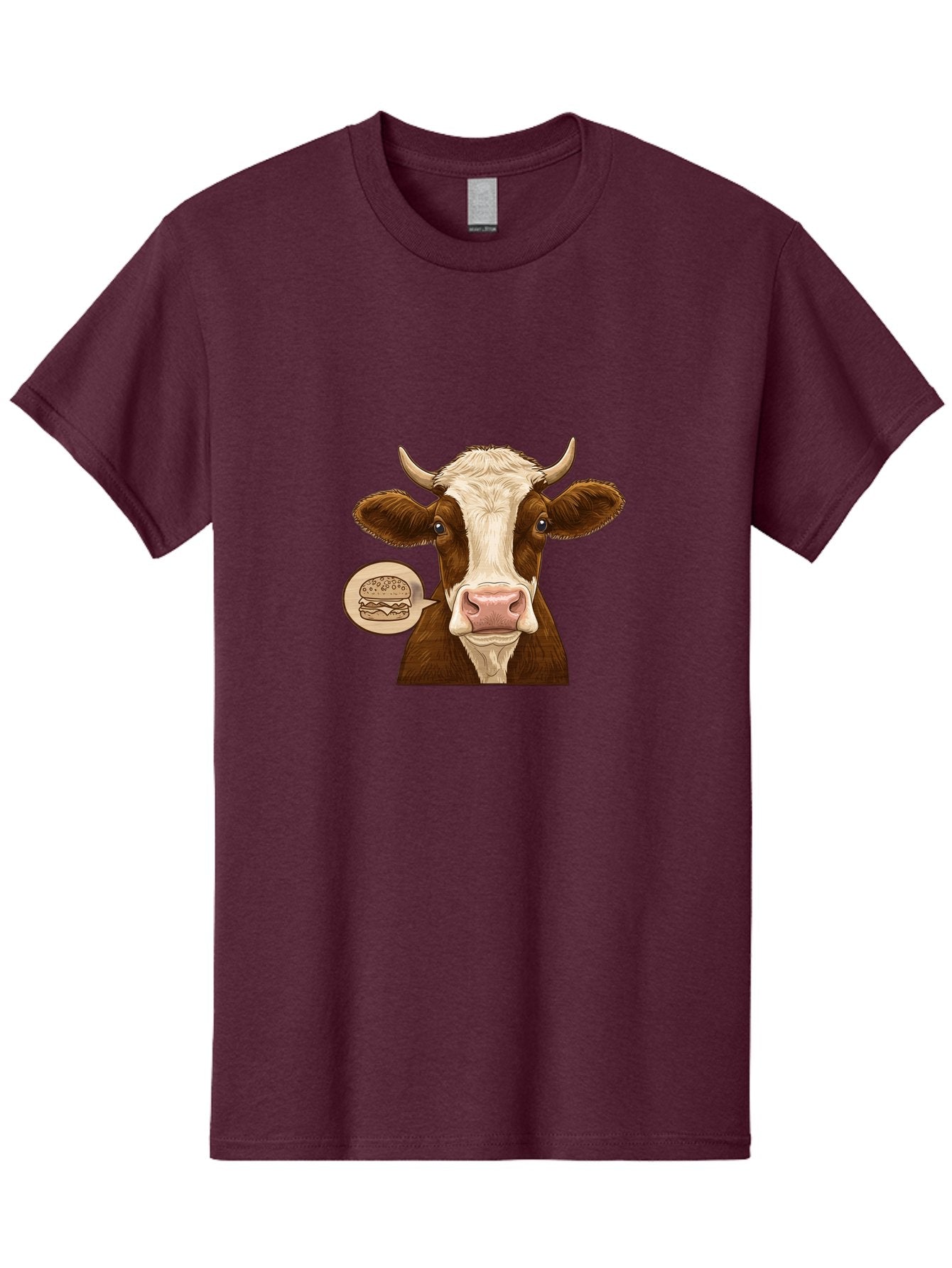 Cow-Thinking-Burger Men'S Graphic Tee, 100% Cotton, Comfortable Casual Summer Wear, Machine Washable, Vintage Camera, Old Camera, Antique Camera, Black Camera, Classic Photography, Photography Equipment, Nostalgic Device, Film Camera, Bah815 4