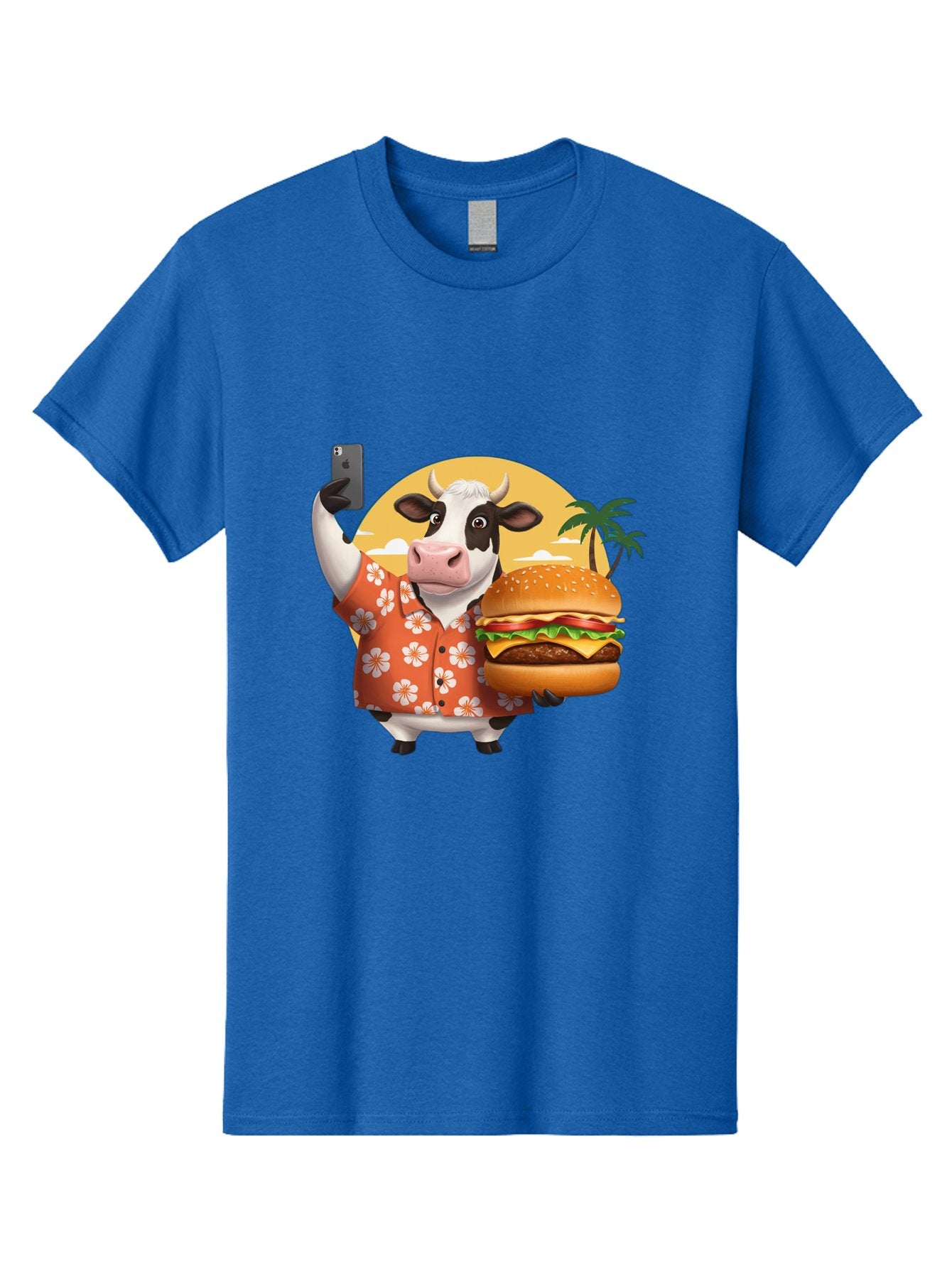 Cow-With-Burger-1 Men'S Graphic Tee, 100% Cotton, Comfortable Casual Summer Wear, Machine Washable, Vintage Camera, Old Camera, Antique Camera, Black Camera, Classic Photography, Photography Equipment, Nostalgic Device, Film Camera, Camera Art Bah817 15