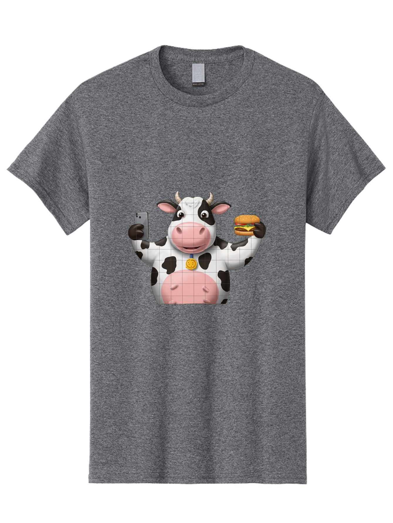 Cow-With-Burger-And-Phone Men'S Graphic Tee, 100% Cotton, Comfortable Casual Summer Wear, Machine Washable, Vintage Camera, Old Camera, Antique Camera, Black Camera, Classic Photography, Photography Equipment, Nostalgic Device, Film Camera, Bah818 14