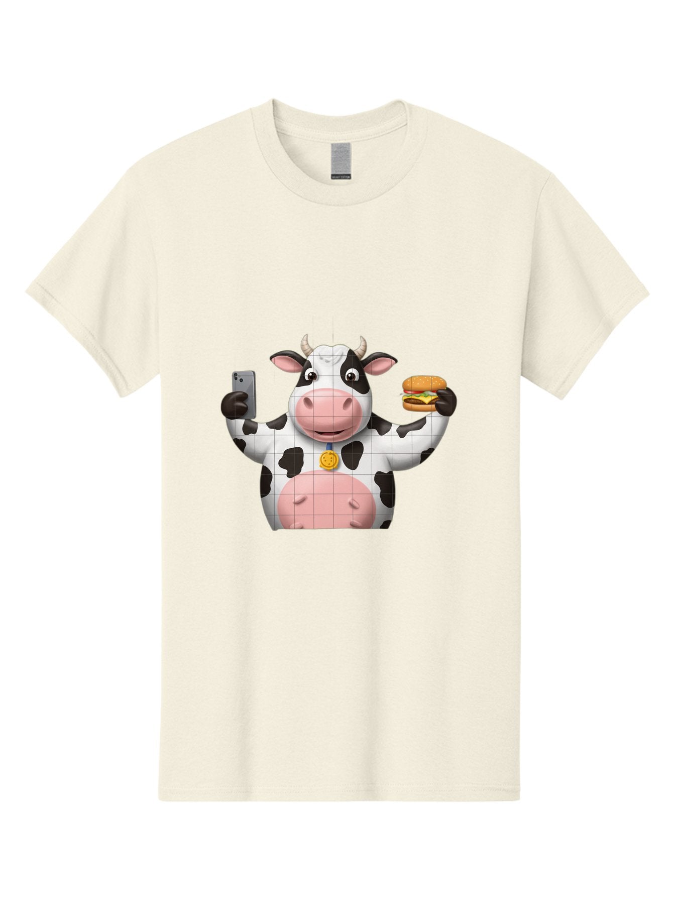 Cow-With-Burger-And-Phone Men'S Graphic Tee, 100% Cotton, Comfortable Casual Summer Wear, Machine Washable, Vintage Camera, Old Camera, Antique Camera, Black Camera, Classic Photography, Photography Equipment, Nostalgic Device, Film Camera, Bah818 11