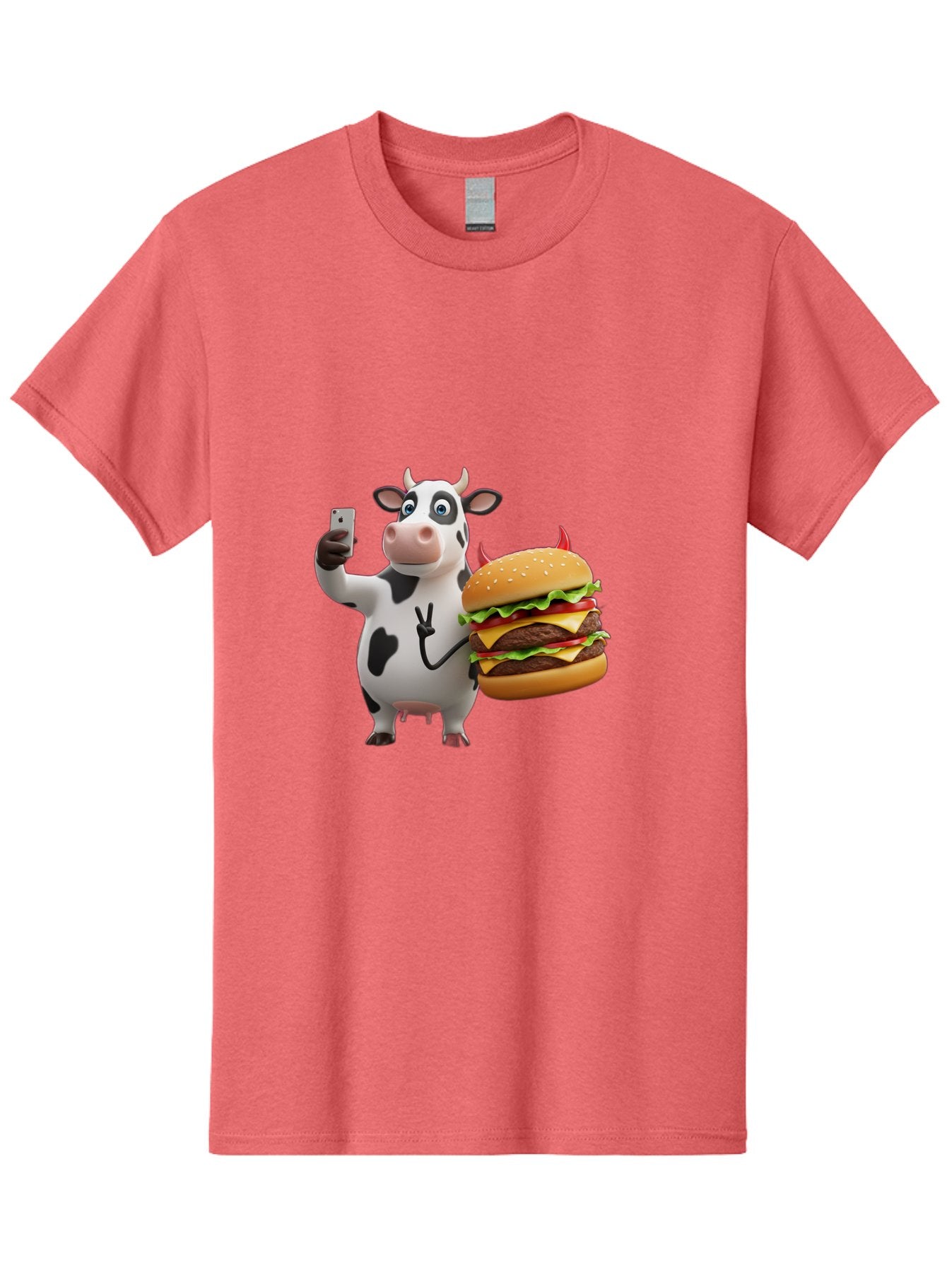 Cow-With-Burger Men'S Graphic Tee, 100% Cotton, Comfortable Casual Summer Wear, Machine Washable, Vintage Camera, Old Camera, Antique Camera, Black Camera, Classic Photography, Photography Equipment, Nostalgic Device, Film Camera, Camera Art Bah819 4
