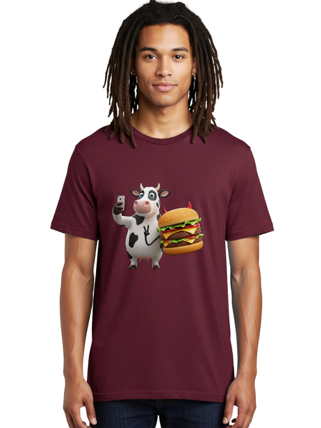 Cow-With-Burger Men'S Graphic Tee, 100% Cotton, Comfortable Casual Summer Wear, Machine Washable, Vintage Camera, Old Camera, Antique Camera, Black Camera, Classic Photography, Photography Equipment, Nostalgic Device, Film Camera, Camera Art Bah819 21