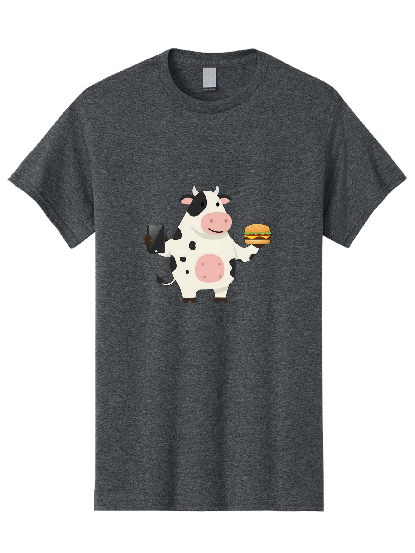 Cow-With-Hamburger Men'S Graphic Tee, 100% Cotton, Comfortable Casual Summer Wear, Machine Washable, Vintage Camera, Old Camera, Antique Camera, Black Camera, Classic Photography, Photography Equipment, Nostalgic Device, Film Camera, Bah821 7