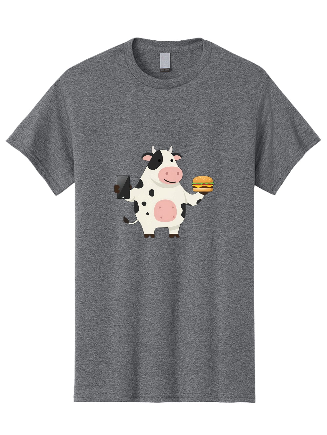 Cow-With-Hamburger Men'S Graphic Tee, 100% Cotton, Comfortable Casual Summer Wear, Machine Washable, Vintage Camera, Old Camera, Antique Camera, Black Camera, Classic Photography, Photography Equipment, Nostalgic Device, Film Camera, Bah821 5