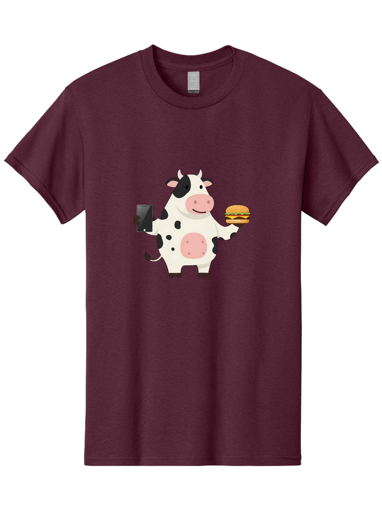Cow-With-Hamburger Men'S Graphic Tee, 100% Cotton, Comfortable Casual Summer Wear, Machine Washable, Vintage Camera, Old Camera, Antique Camera, Black Camera, Classic Photography, Photography Equipment, Nostalgic Device, Film Camera, Bah821 15