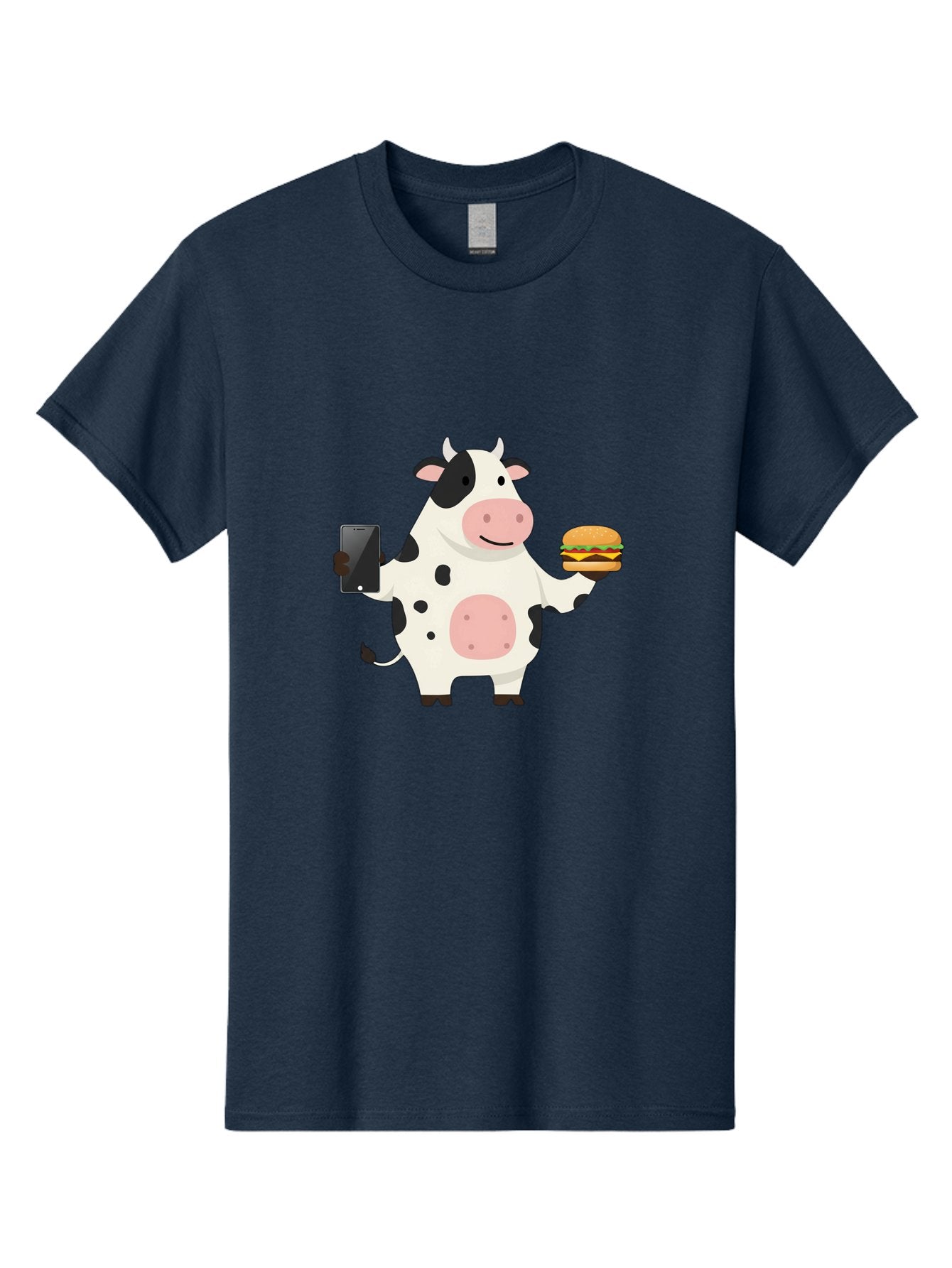 Cow-With-Hamburger Men'S Graphic Tee, 100% Cotton, Comfortable Casual Summer Wear, Machine Washable, Vintage Camera, Old Camera, Antique Camera, Black Camera, Classic Photography, Photography Equipment, Nostalgic Device, Film Camera, Bah821 4