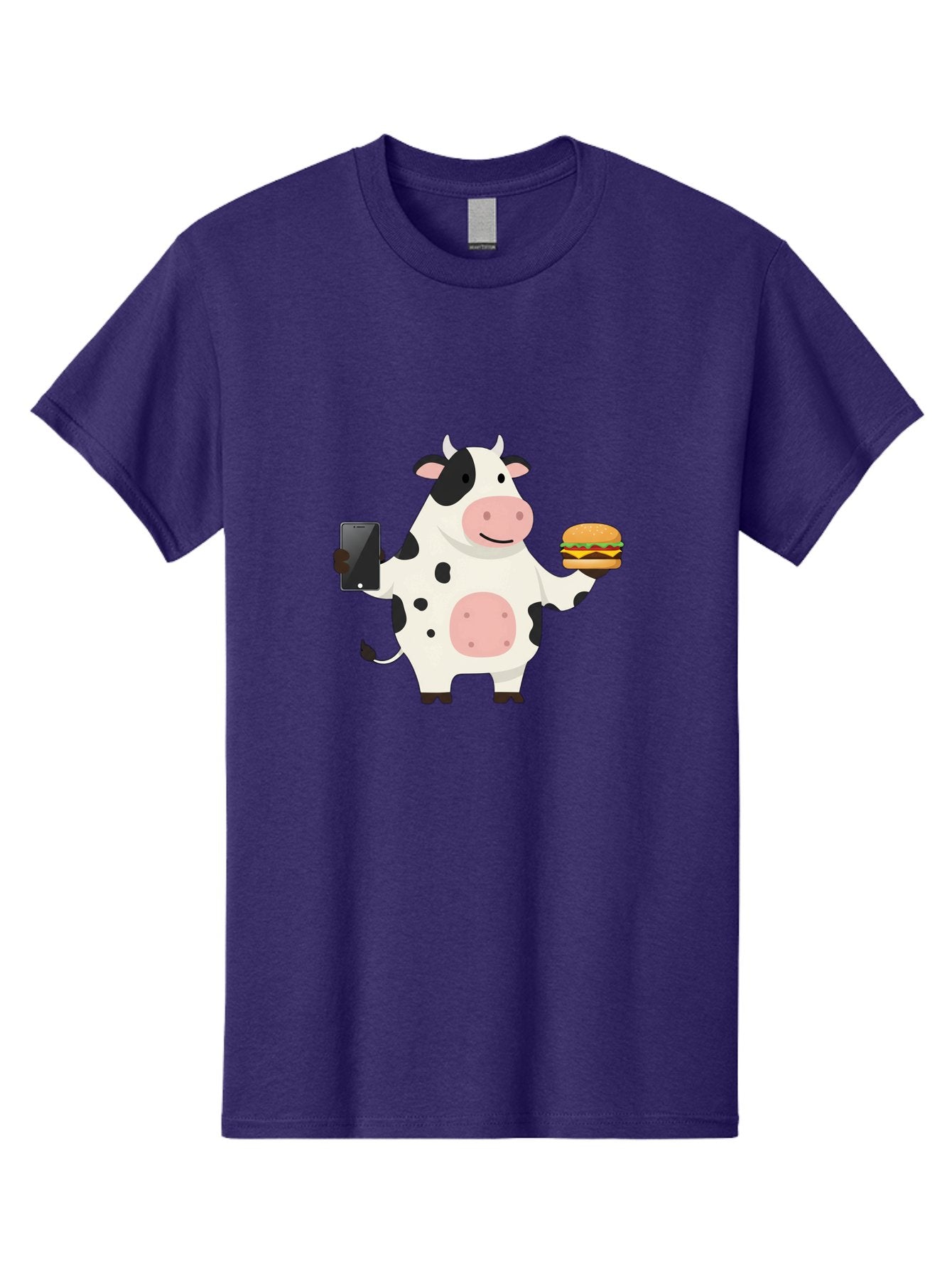 Cow-With-Hamburger Men'S Graphic Tee, 100% Cotton, Comfortable Casual Summer Wear, Machine Washable, Vintage Camera, Old Camera, Antique Camera, Black Camera, Classic Photography, Photography Equipment, Nostalgic Device, Film Camera, Bah821 13