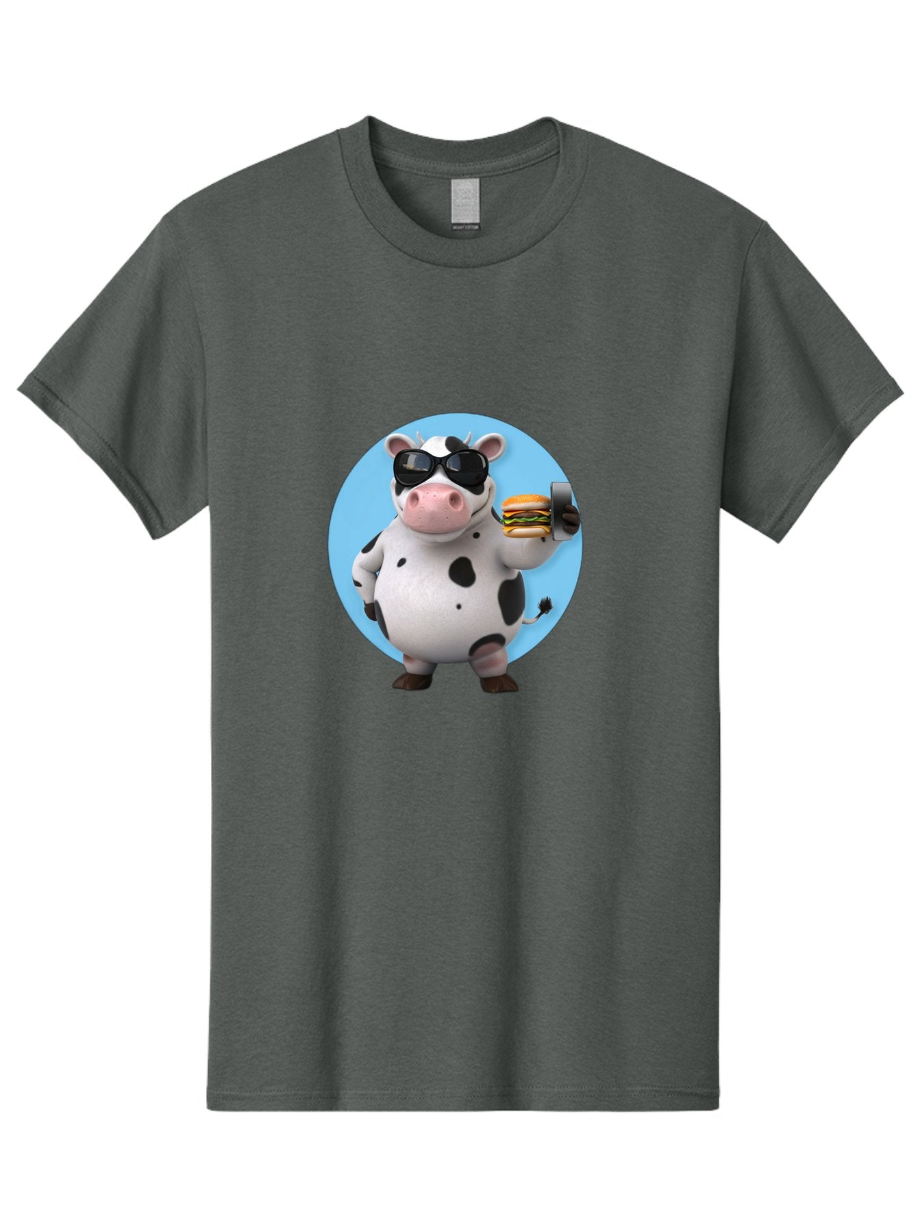 Cow-With-Sunglasses Men'S Graphic Tee, 100% Cotton, Comfortable Casual Summer Wear, Machine Washable, Vintage Camera, Old Camera, Antique Camera, Black Camera, Classic Photography, Photography Equipment, Nostalgic Device, Film Camera, Bah823 15