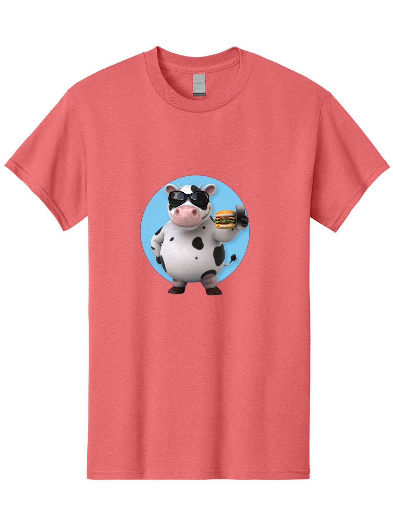 Cow-With-Sunglasses Men'S Graphic Tee, 100% Cotton, Comfortable Casual Summer Wear, Machine Washable, Vintage Camera, Old Camera, Antique Camera, Black Camera, Classic Photography, Photography Equipment, Nostalgic Device, Film Camera, Bah823