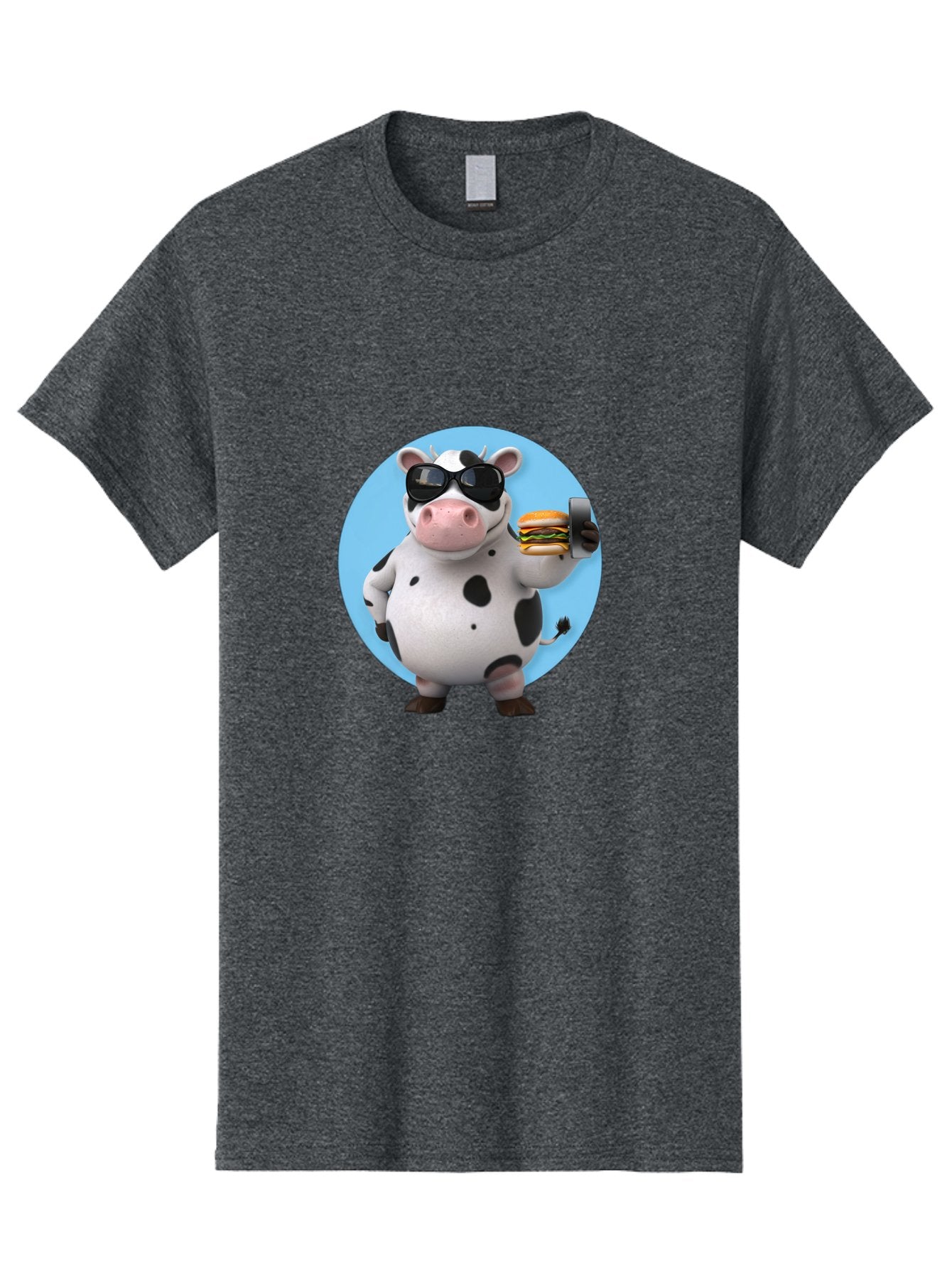 Cow-With-Sunglasses Men'S Graphic Tee, 100% Cotton, Comfortable Casual Summer Wear, Machine Washable, Vintage Camera, Old Camera, Antique Camera, Black Camera, Classic Photography, Photography Equipment, Nostalgic Device, Film Camera, Bah823 9