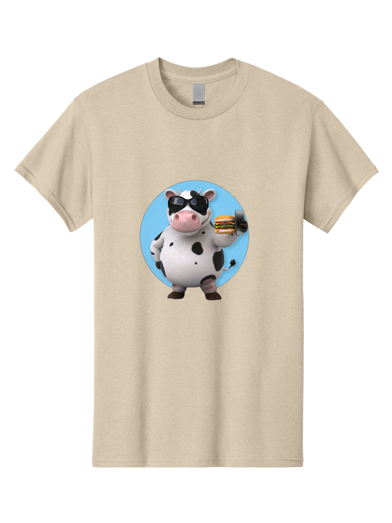 Cow-With-Sunglasses Men'S Graphic Tee, 100% Cotton, Comfortable Casual Summer Wear, Machine Washable, Vintage Camera, Old Camera, Antique Camera, Black Camera, Classic Photography, Photography Equipment, Nostalgic Device, Film Camera, Bah823 6