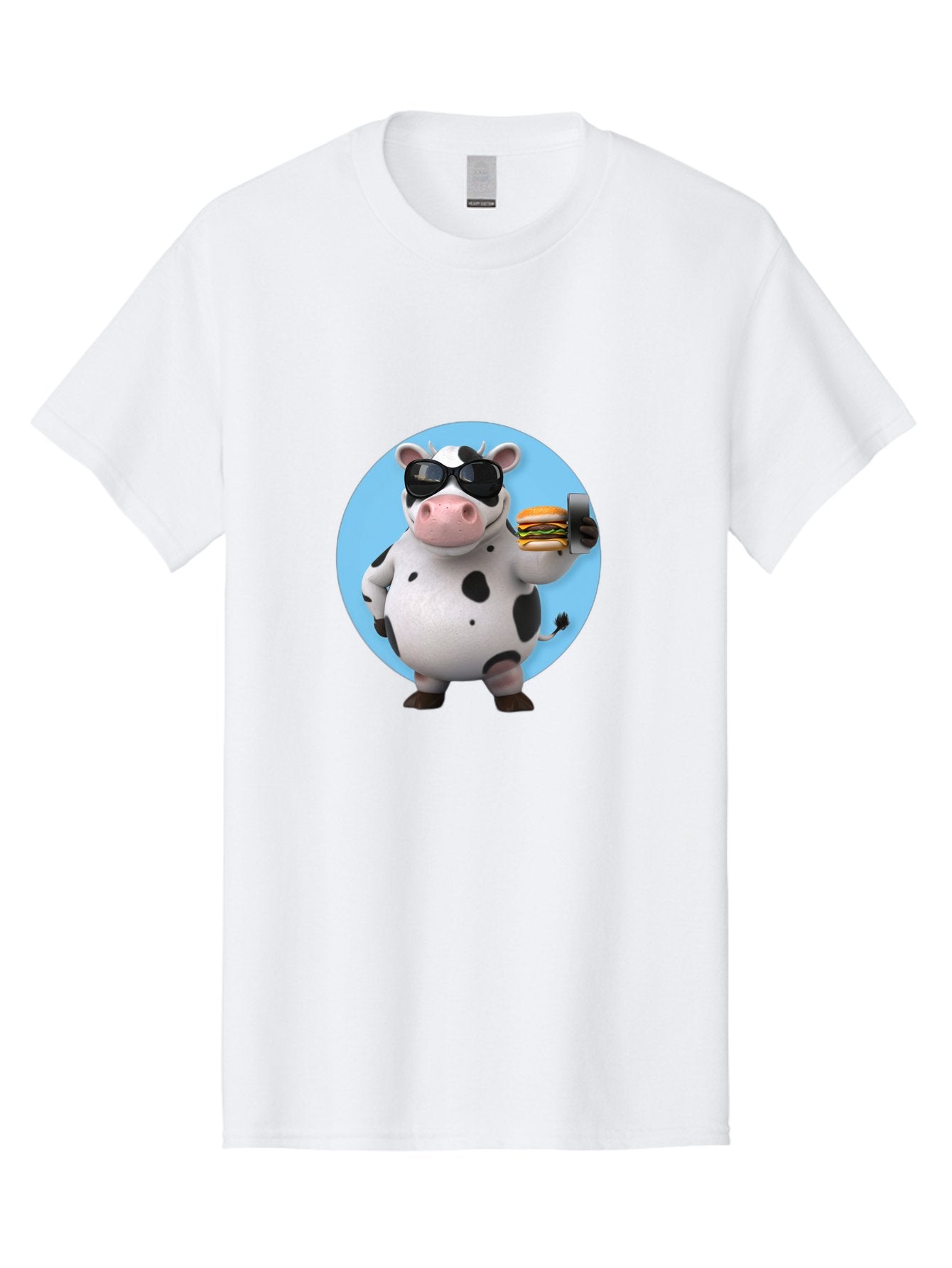 Cow-With-Sunglasses Men'S Graphic Tee, 100% Cotton, Comfortable Casual Summer Wear, Machine Washable, Vintage Camera, Old Camera, Antique Camera, Black Camera, Classic Photography, Photography Equipment, Nostalgic Device, Film Camera, Bah823