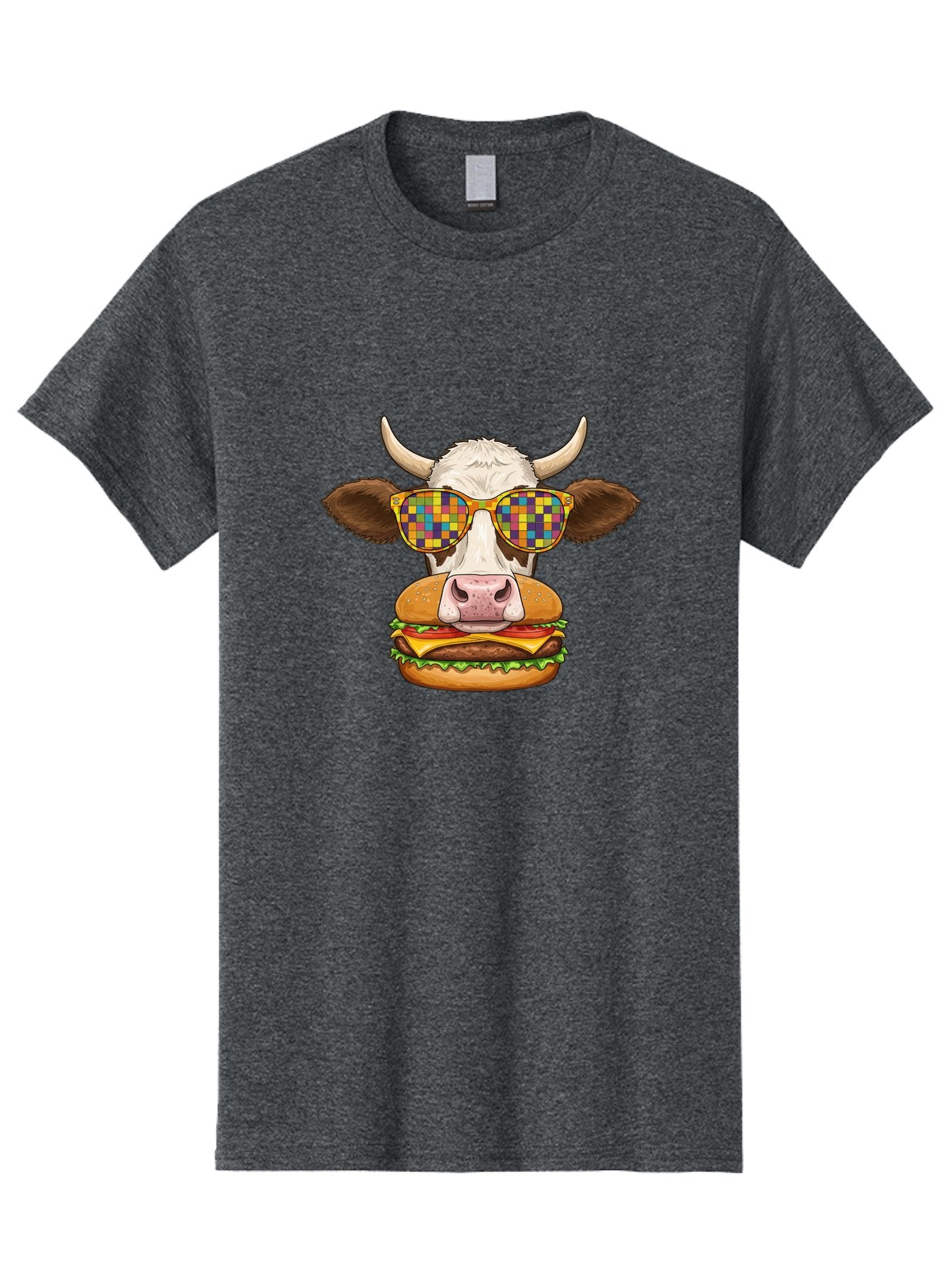 Cowburger-1 Men'S Graphic Tee, 100% Cotton, Comfortable Casual Summer Wear, Machine Washable, Vintage Camera, Old Camera, Antique Camera, Black Camera, Classic Photography, Photography Equipment, Nostalgic Device, Film Camera, Camera Art Bah824 10