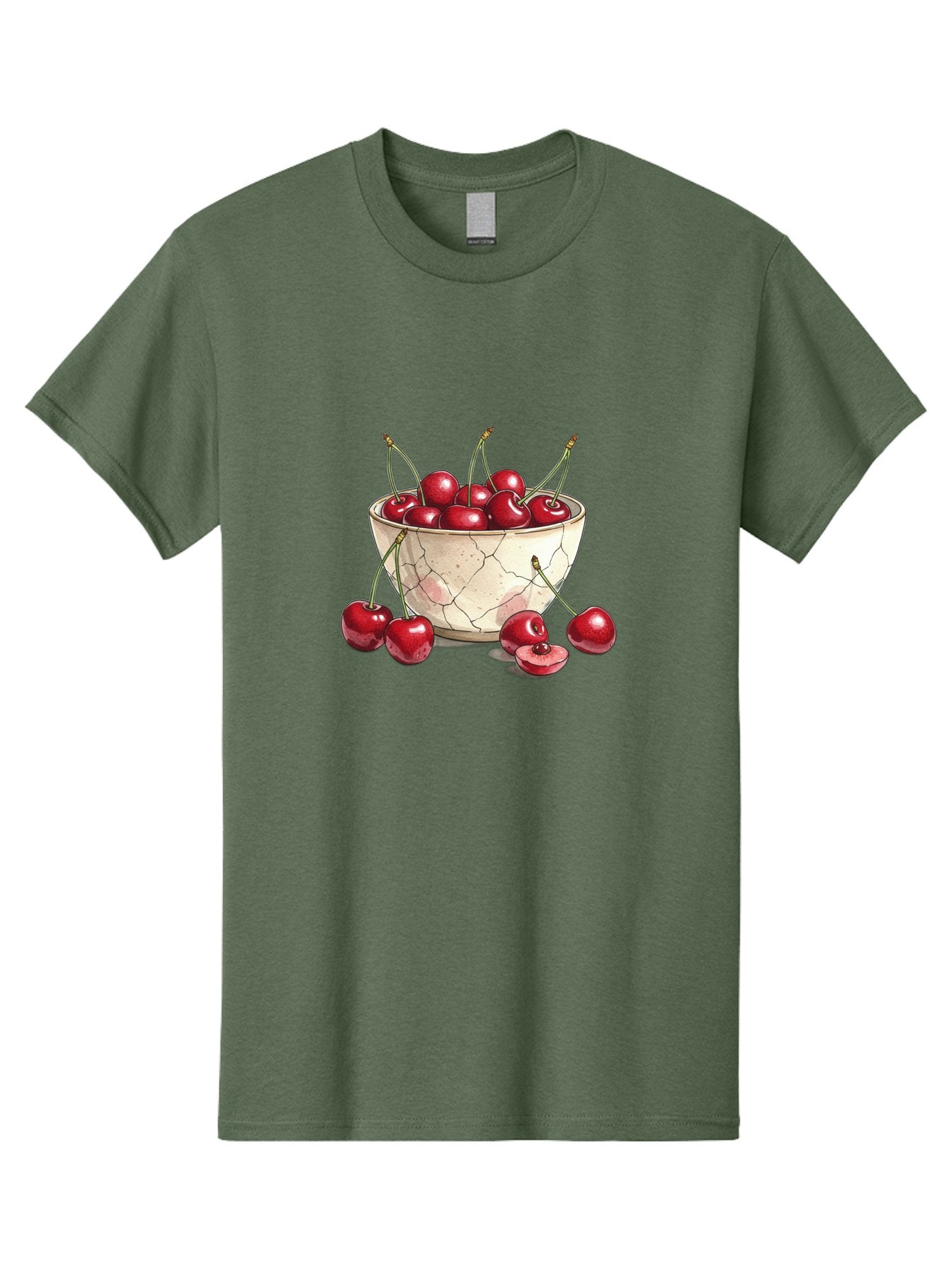 Cracked-Bowl-Cherries-1 Men'S Graphic Tee, 100% Cotton, Comfortable Casual Summer Wear, Machine Washable, Vintage Camera, Old Camera, Antique Camera, Black Camera, Classic Photography, Photography Equipment, Nostalgic Device, Film Camera, Bah826 12