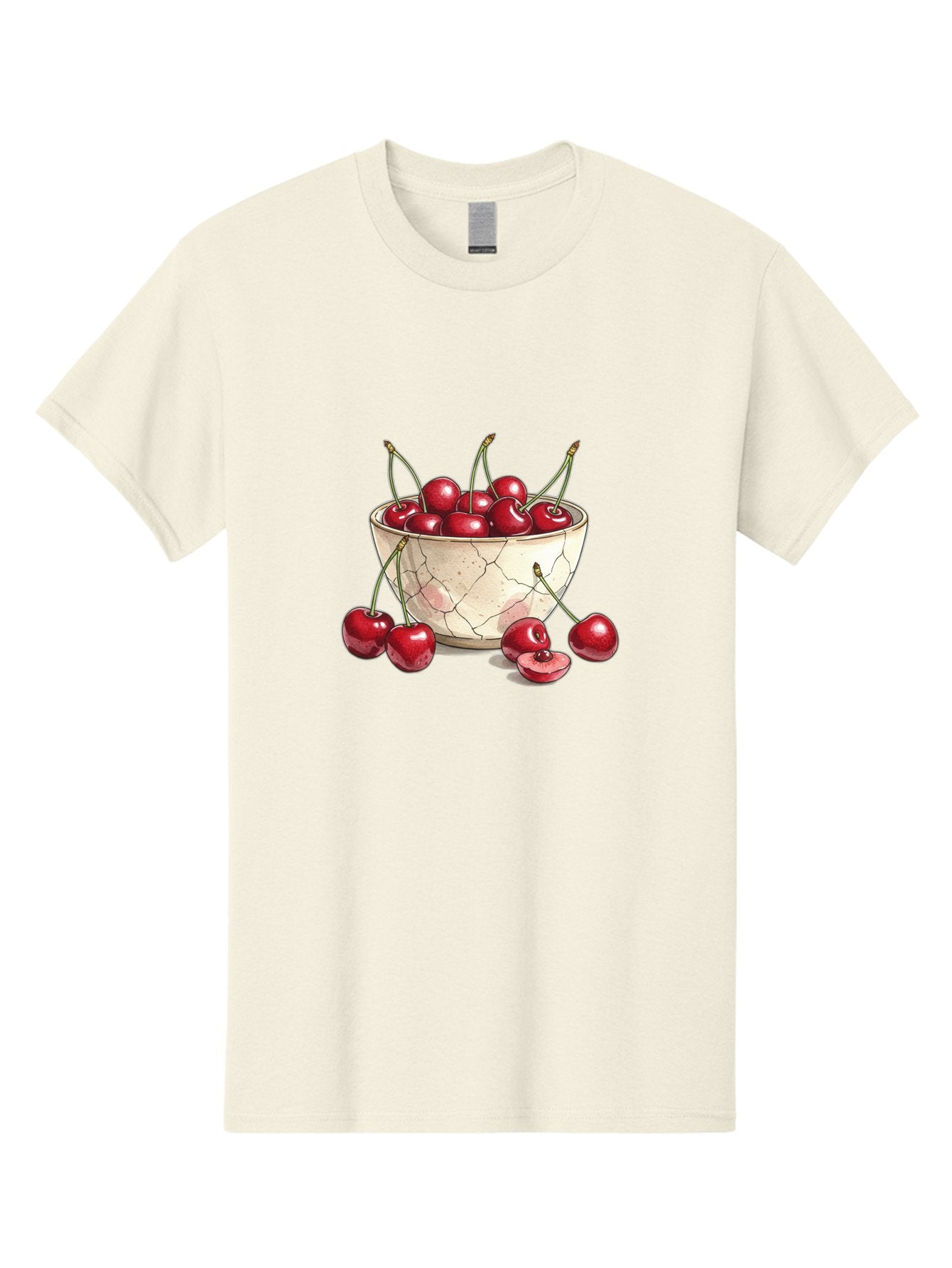 Cracked-Bowl-Cherries-1 Men'S Graphic Tee, 100% Cotton, Comfortable Casual Summer Wear, Machine Washable, Vintage Camera, Old Camera, Antique Camera, Black Camera, Classic Photography, Photography Equipment, Nostalgic Device, Film Camera, Bah826 13