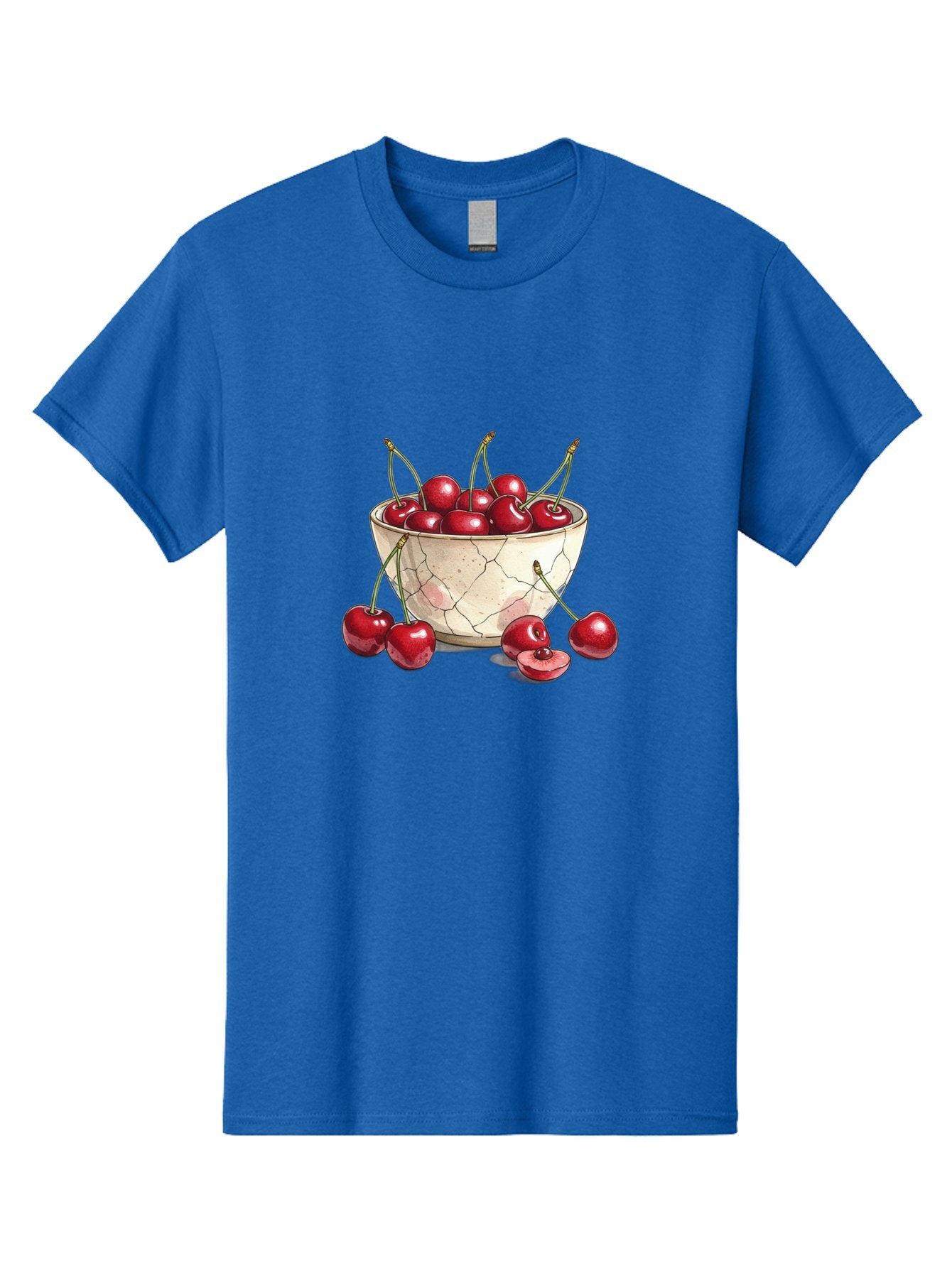 Cracked-Bowl-Cherries-1 Men'S Graphic Tee, 100% Cotton, Comfortable Casual Summer Wear, Machine Washable, Vintage Camera, Old Camera, Antique Camera, Black Camera, Classic Photography, Photography Equipment, Nostalgic Device, Film Camera, Bah826 3