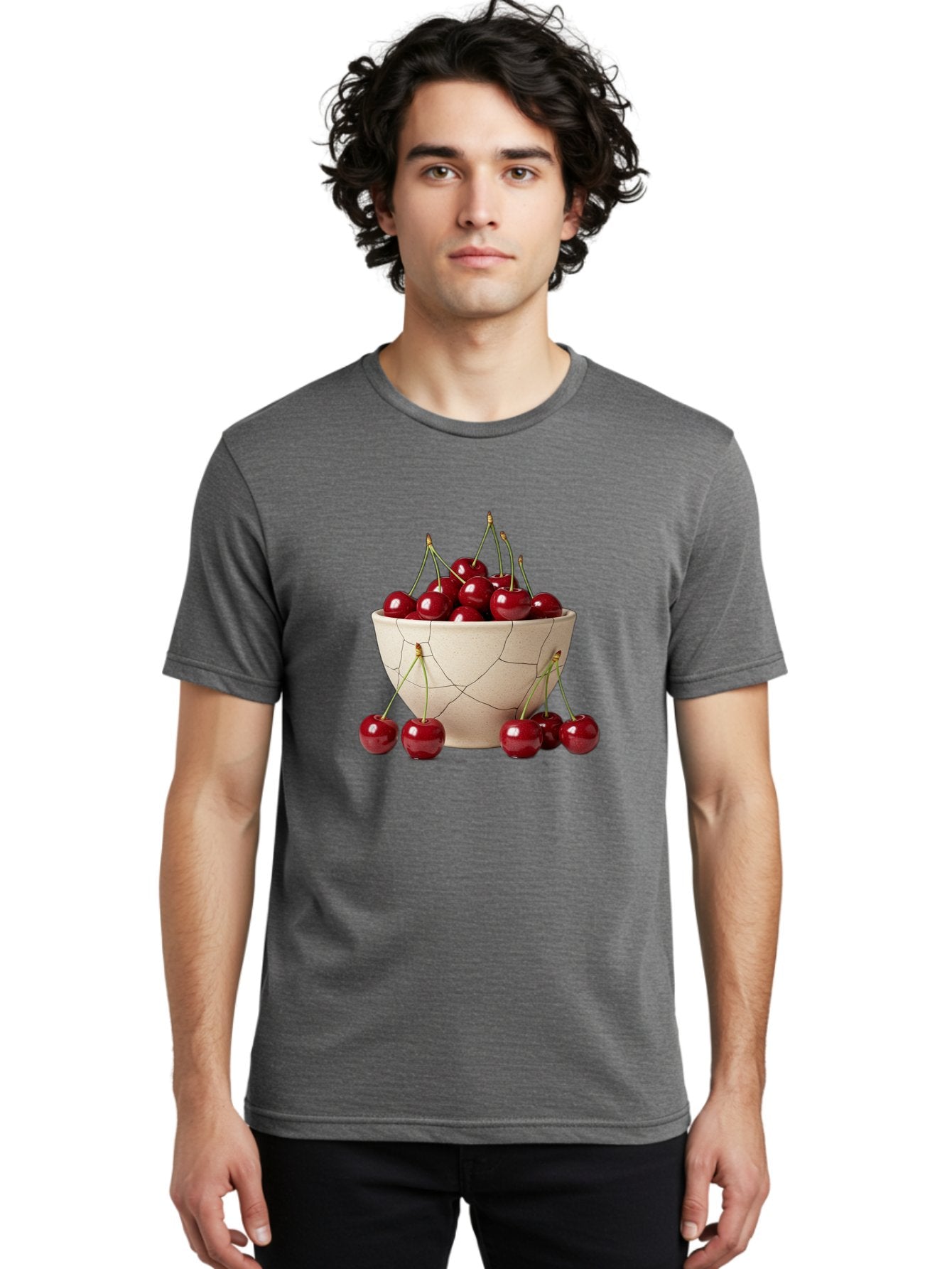 Cracked-Bowl-Cherries Men'S Graphic Tee, 100% Cotton, Comfortable Casual Summer Wear, Machine Washable, Vintage Camera, Old Camera, Antique Camera, Black Camera, Classic Photography, Photography Equipment, Nostalgic Device, Film Camera, Bah827 26