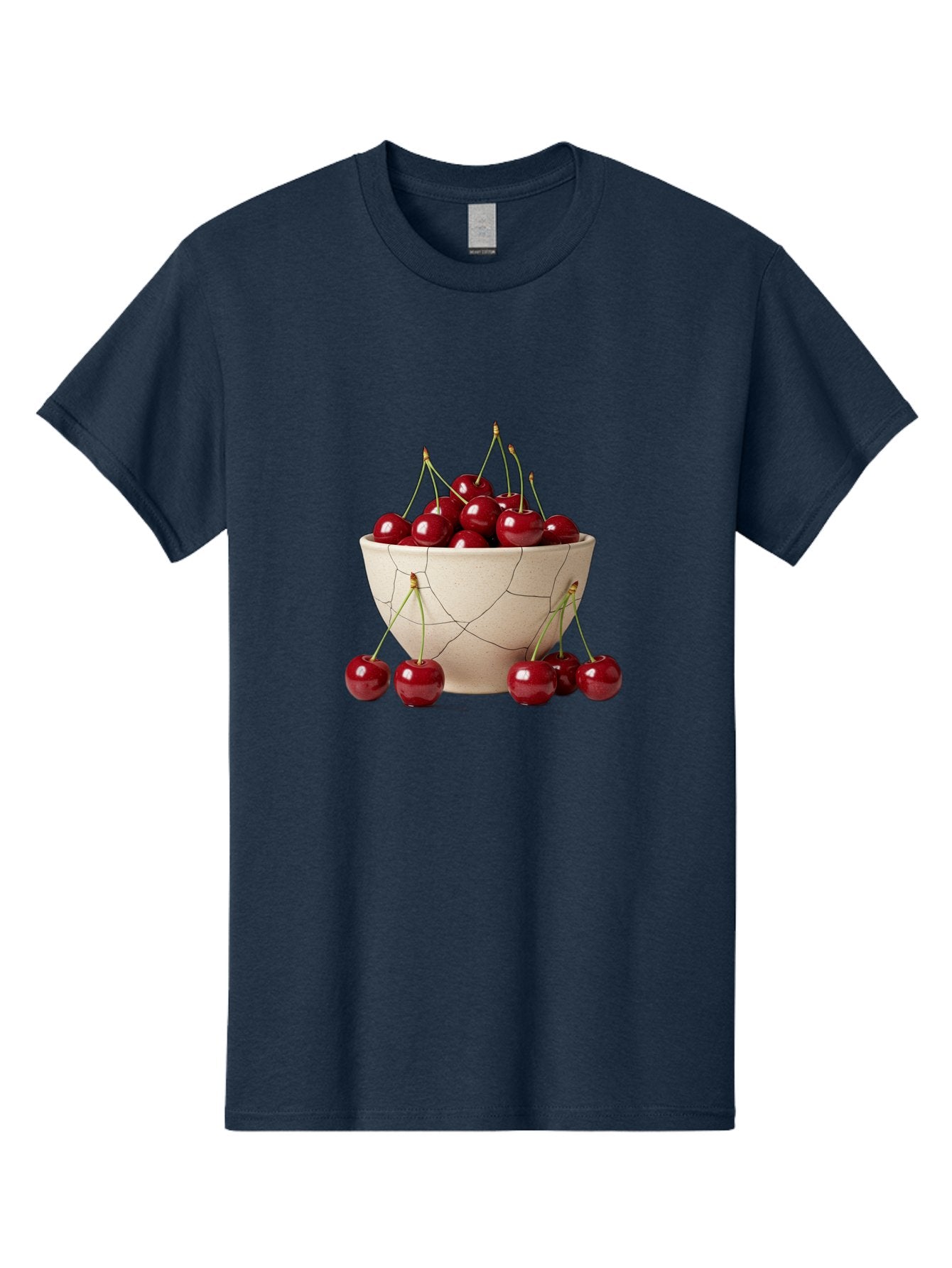 Cracked-Bowl-Cherries Men'S Graphic Tee, 100% Cotton, Comfortable Casual Summer Wear, Machine Washable, Vintage Camera, Old Camera, Antique Camera, Black Camera, Classic Photography, Photography Equipment, Nostalgic Device, Film Camera, Bah827 7