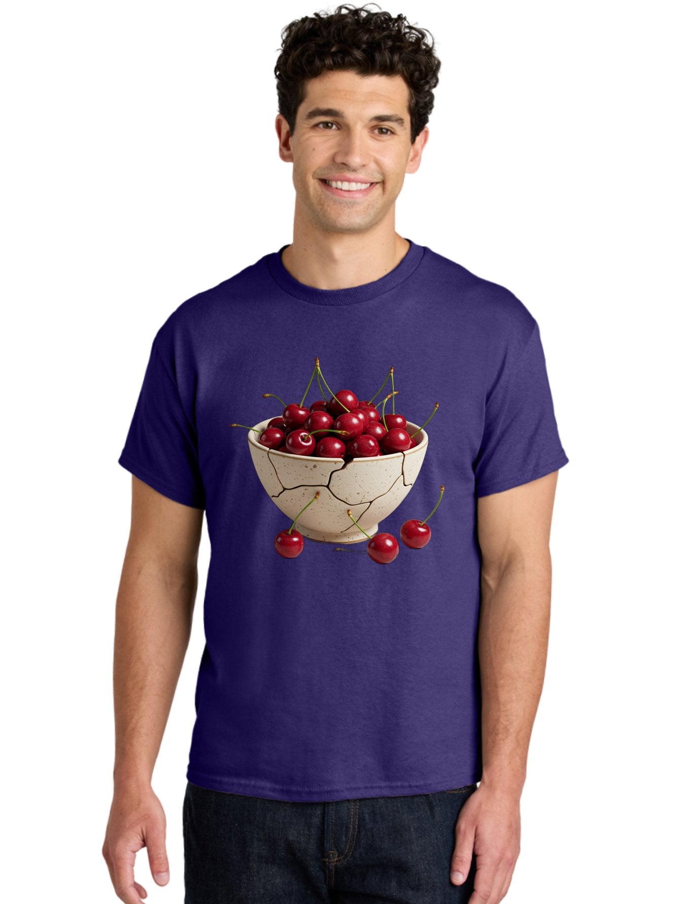 Cracked-Bowl-Of-Cherries Men'S Graphic Tee, 100% Cotton, Comfortable Casual Summer Wear, Machine Washable, Vintage Camera, Old Camera, Antique Camera, Black Camera, Classic Photography, Photography Equipment, Nostalgic Device, Film Camera, Bah828 27
