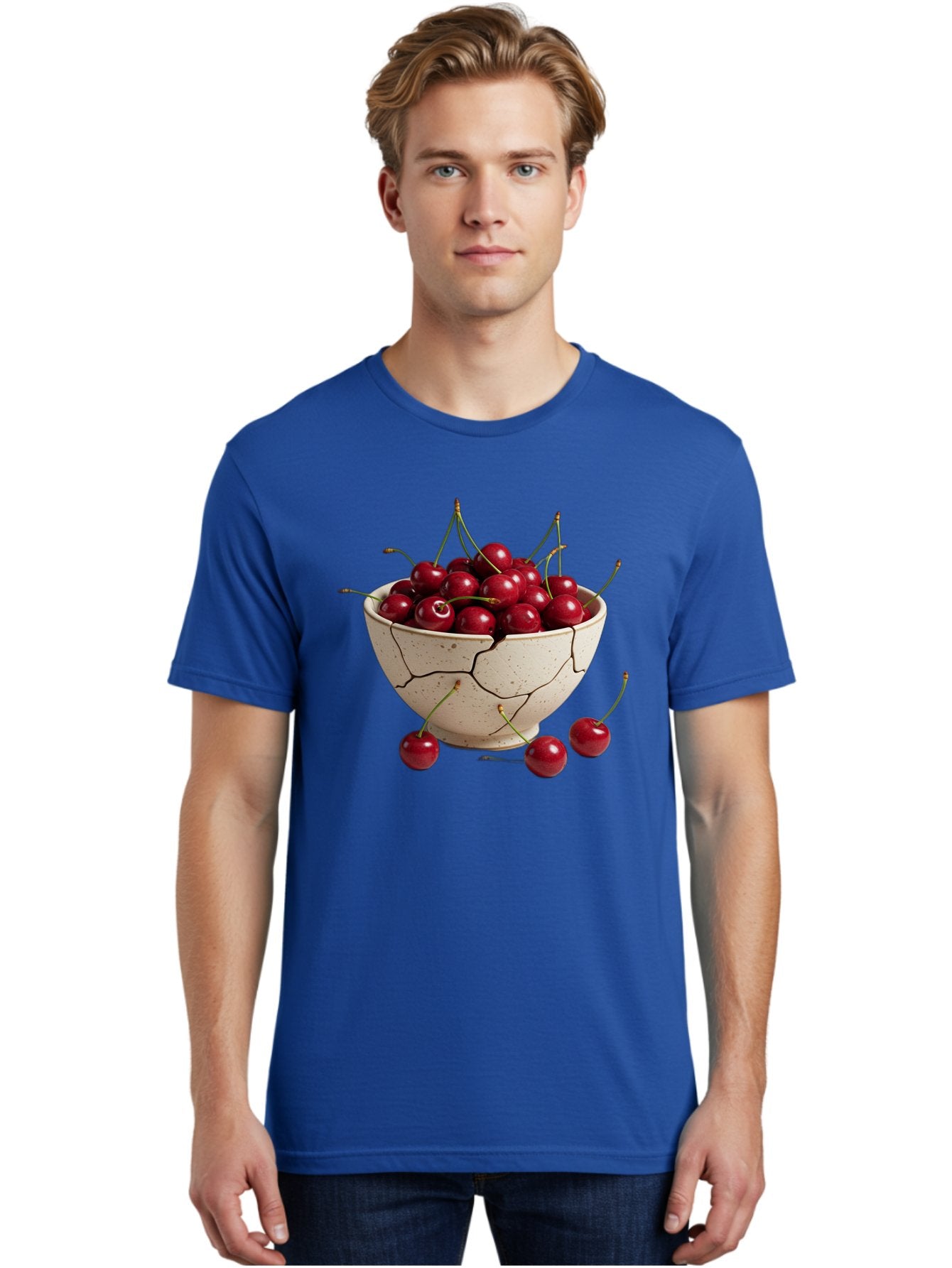 Cracked-Bowl-Of-Cherries Men'S Graphic Tee, 100% Cotton, Comfortable Casual Summer Wear, Machine Washable, Vintage Camera, Old Camera, Antique Camera, Black Camera, Classic Photography, Photography Equipment, Nostalgic Device, Film Camera, Bah828 21